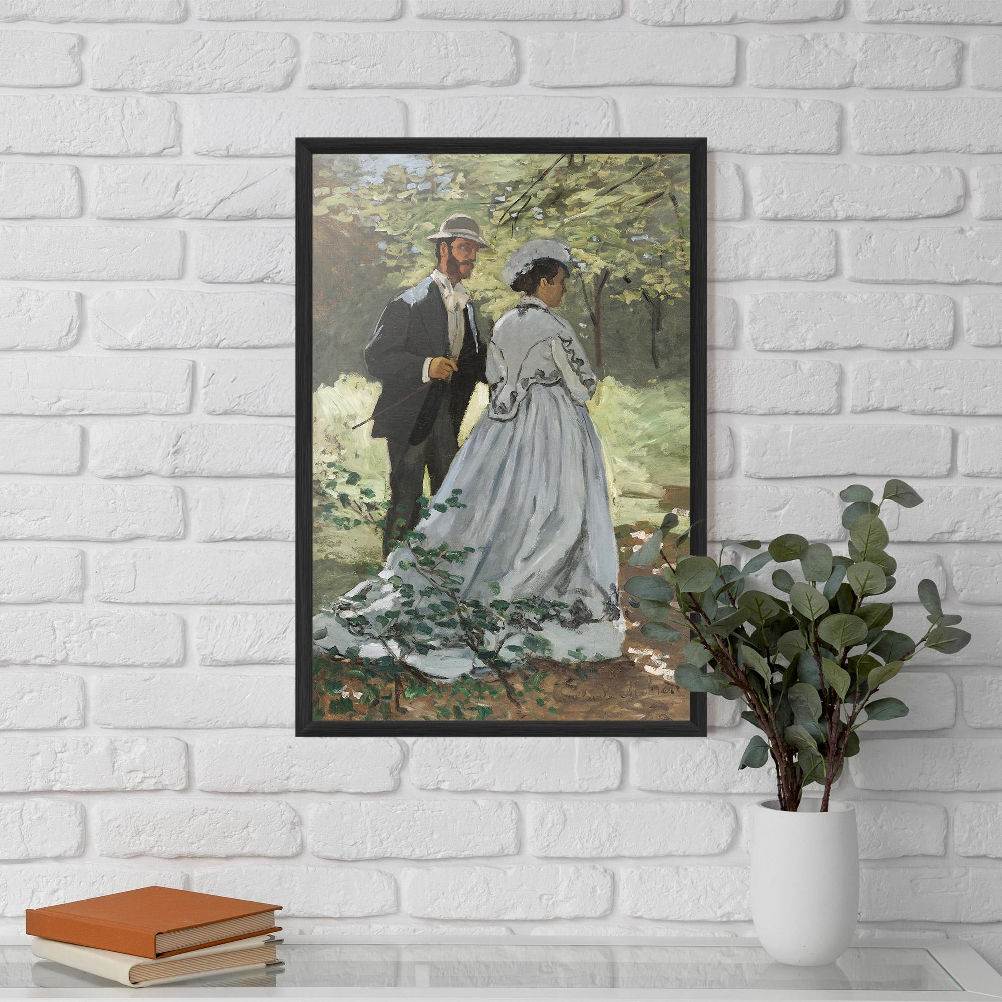 Poster Înrămat Bazille And Camille mockup 5