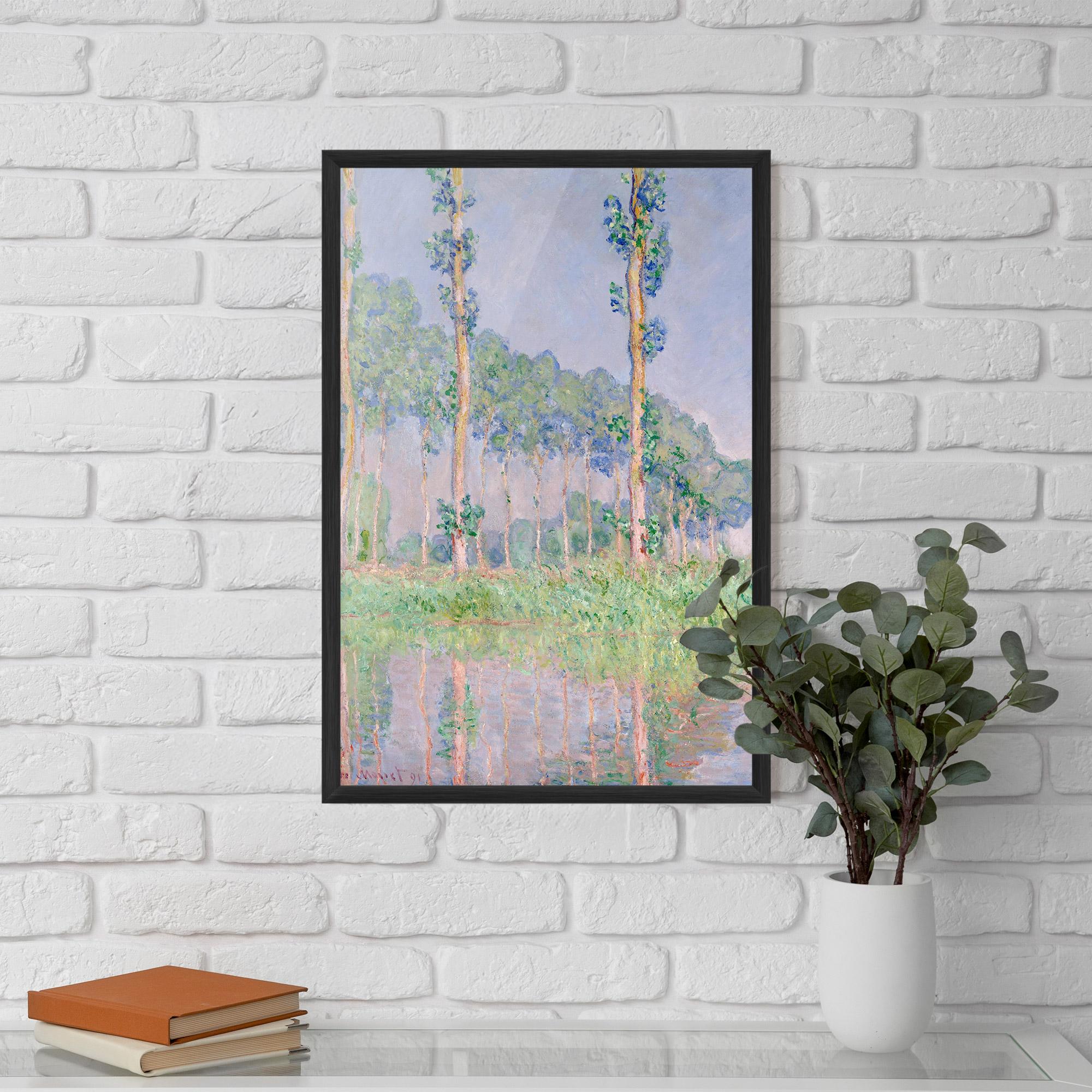Poster Înrămat Monet Pink Effect mockup 5