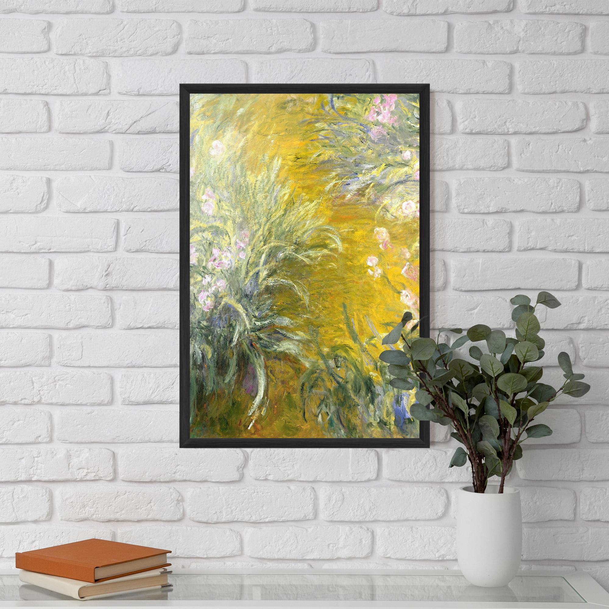 Poster Înrămat Path Through The Irises mockup 5