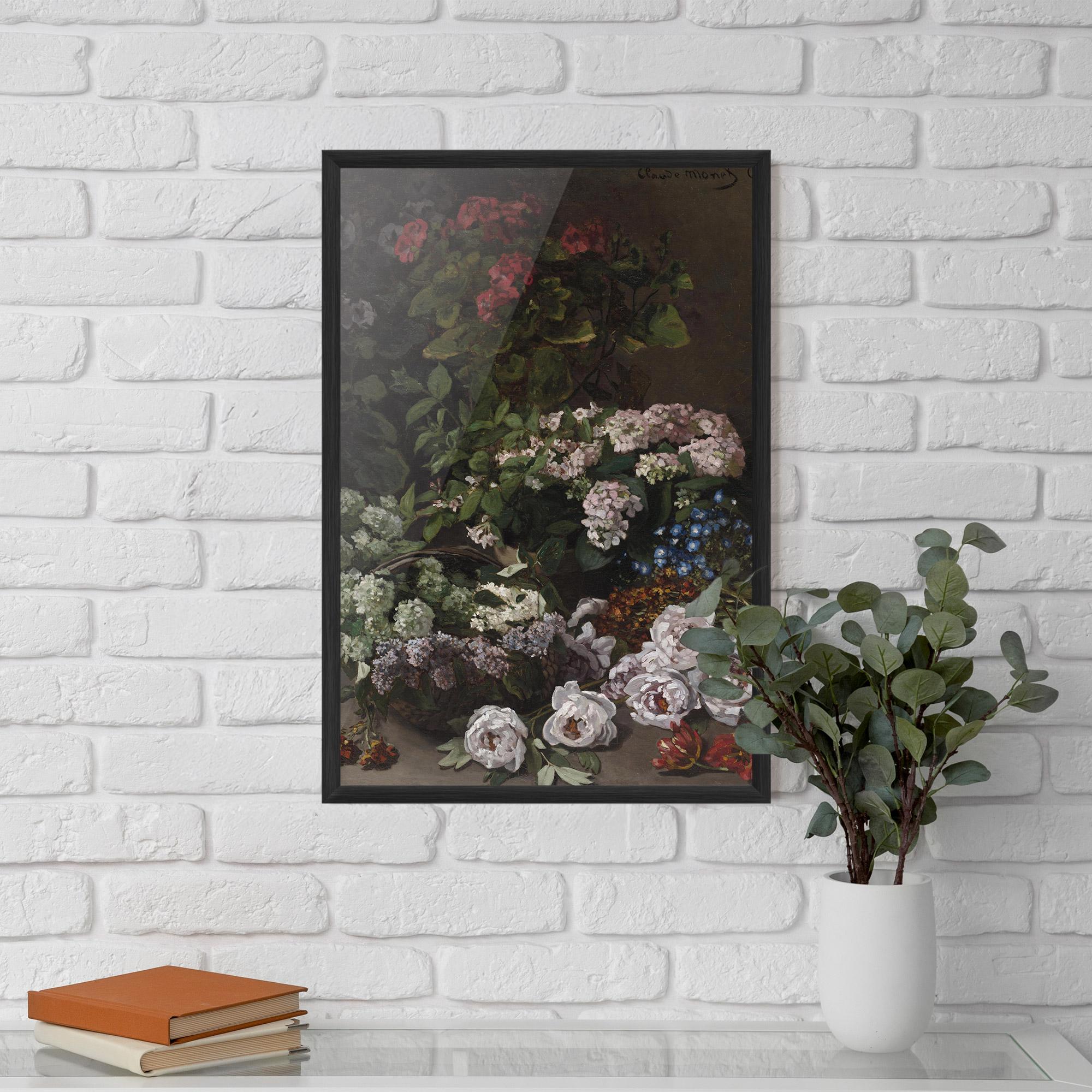 Poster Înrămat Spring Flowers Monet mockup 5