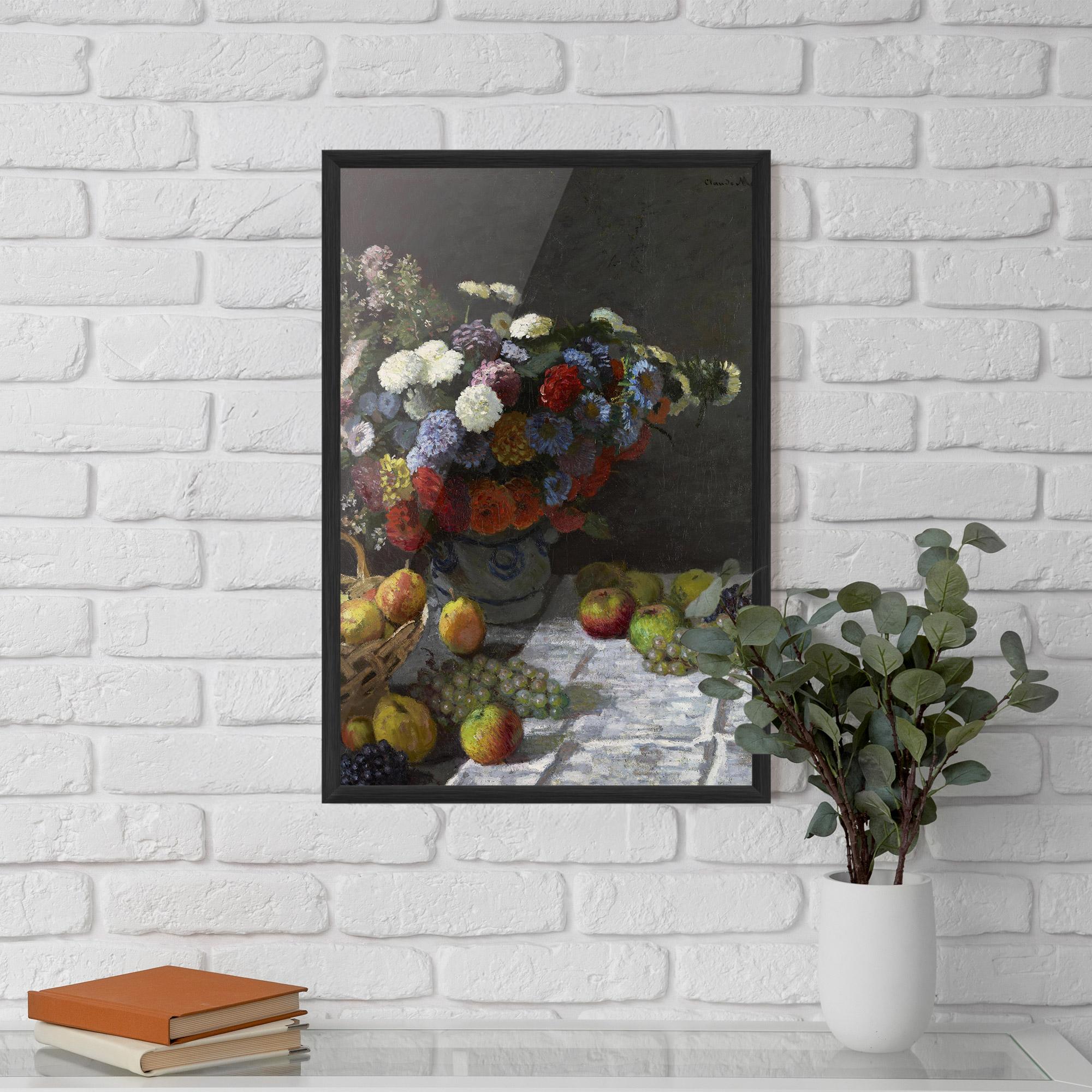 Poster Înrămat Still Life With Flowers mockup 5