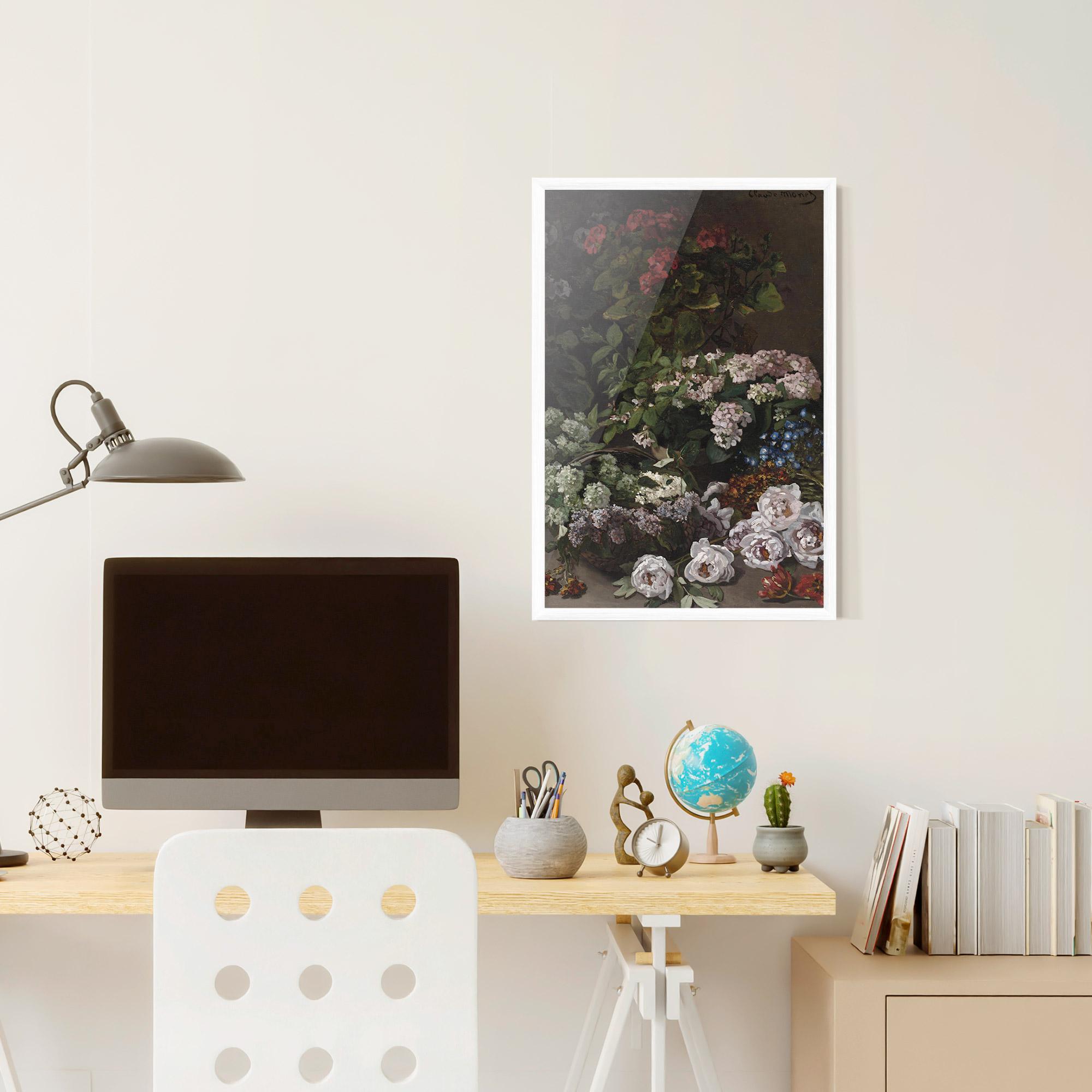 Poster Înrămat Spring Flowers Monet mockup 6