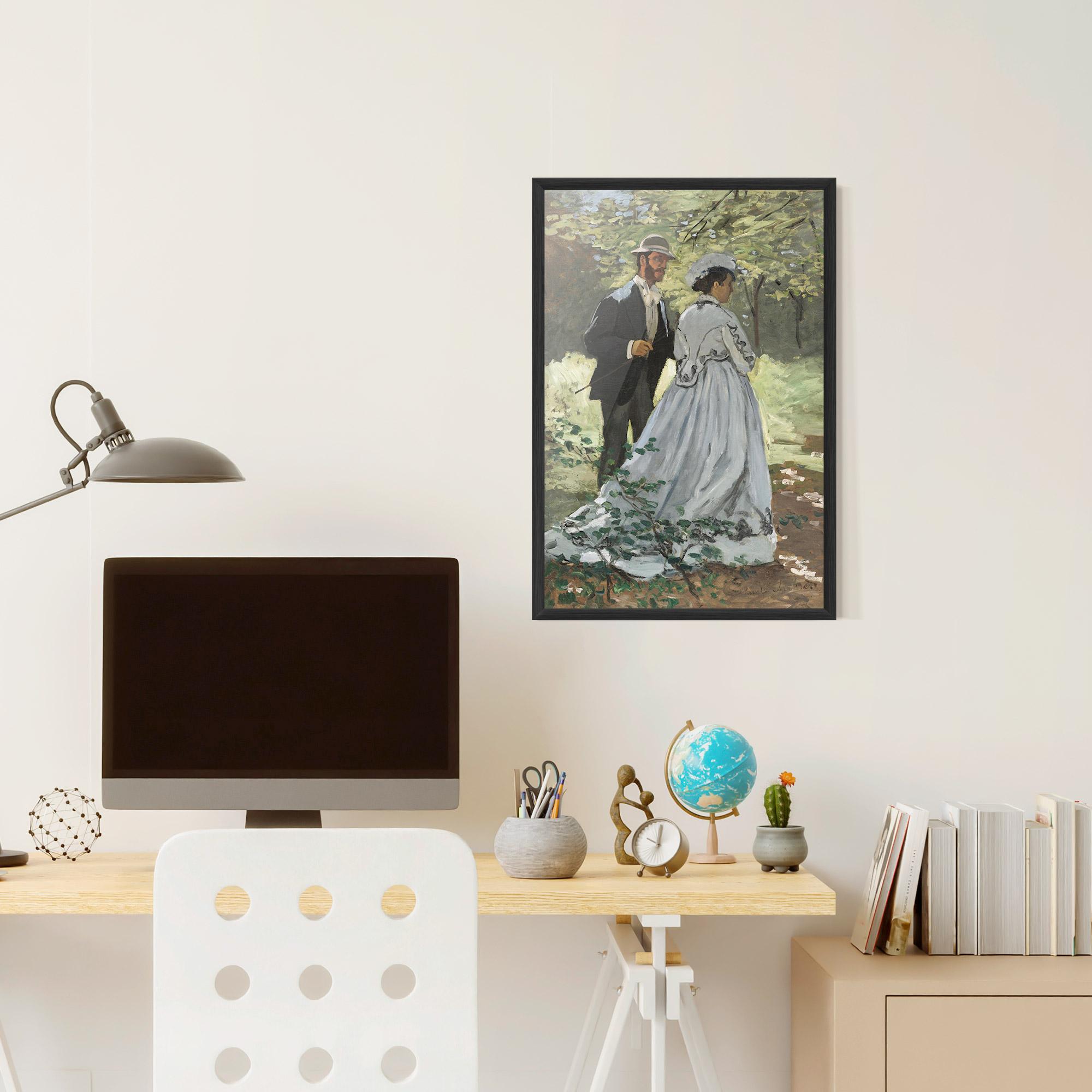 Poster Înrămat Bazille And Camille mockup 6