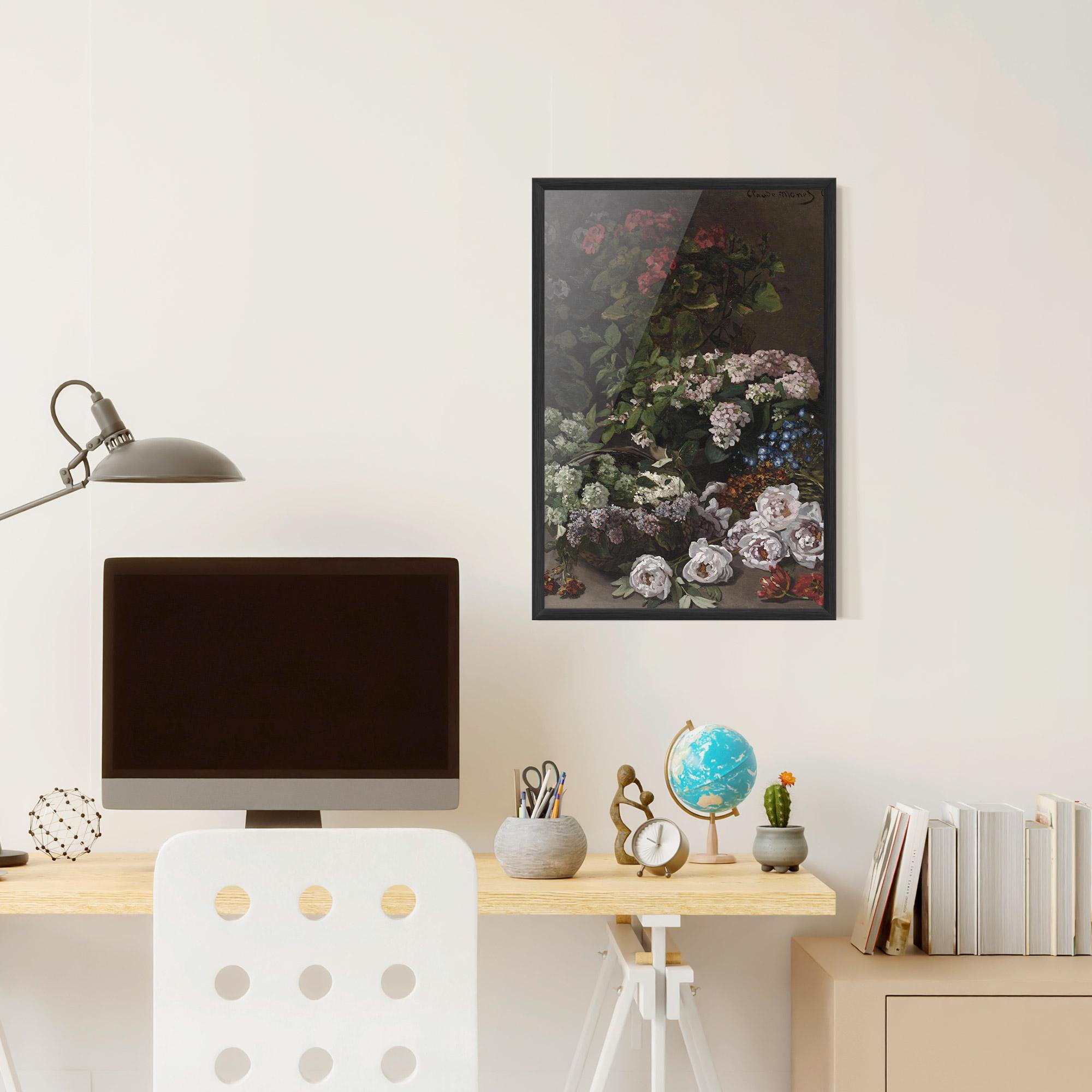 Poster Înrămat Spring Flowers Monet mockup 6