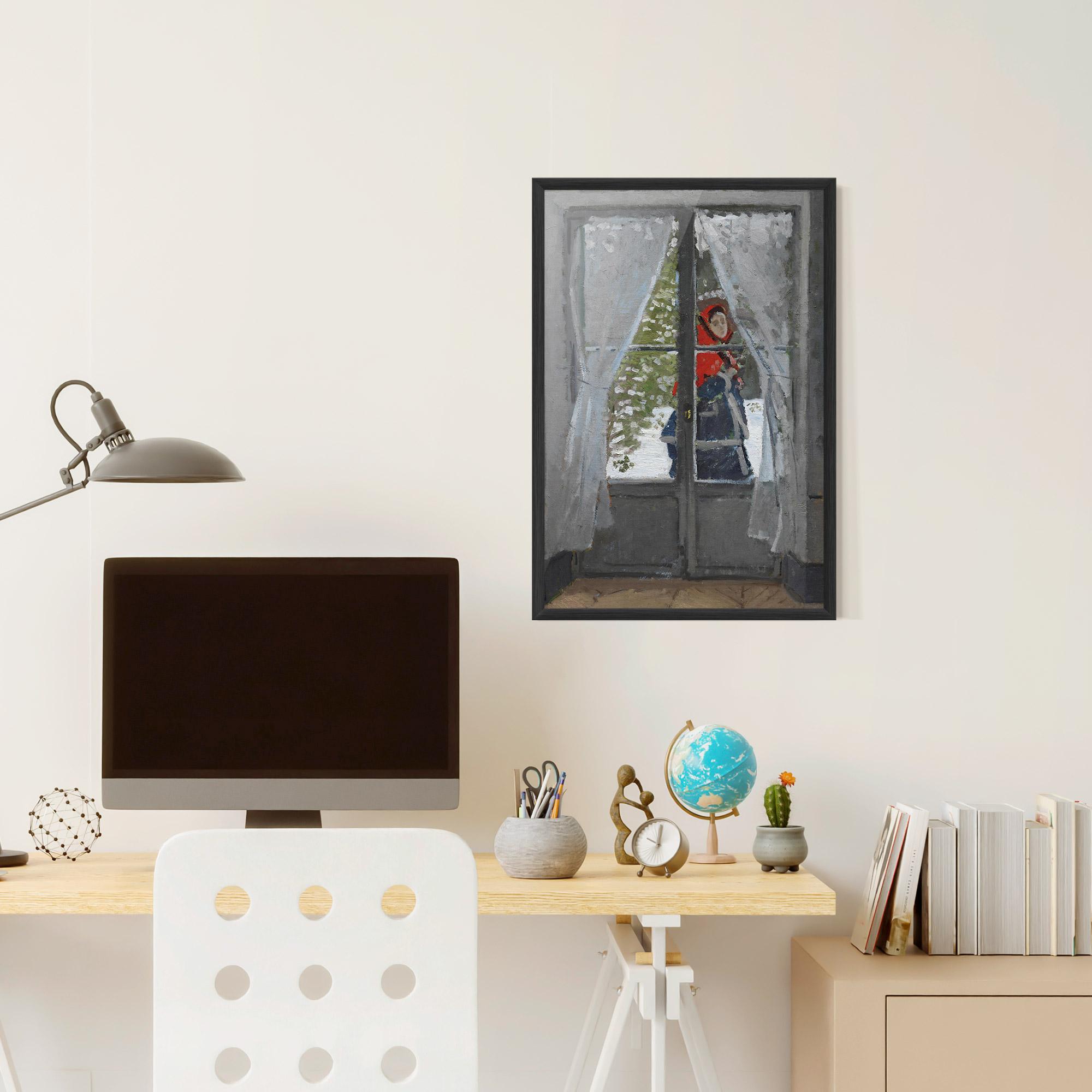 Poster Înrămat The Red Kerchief mockup 6