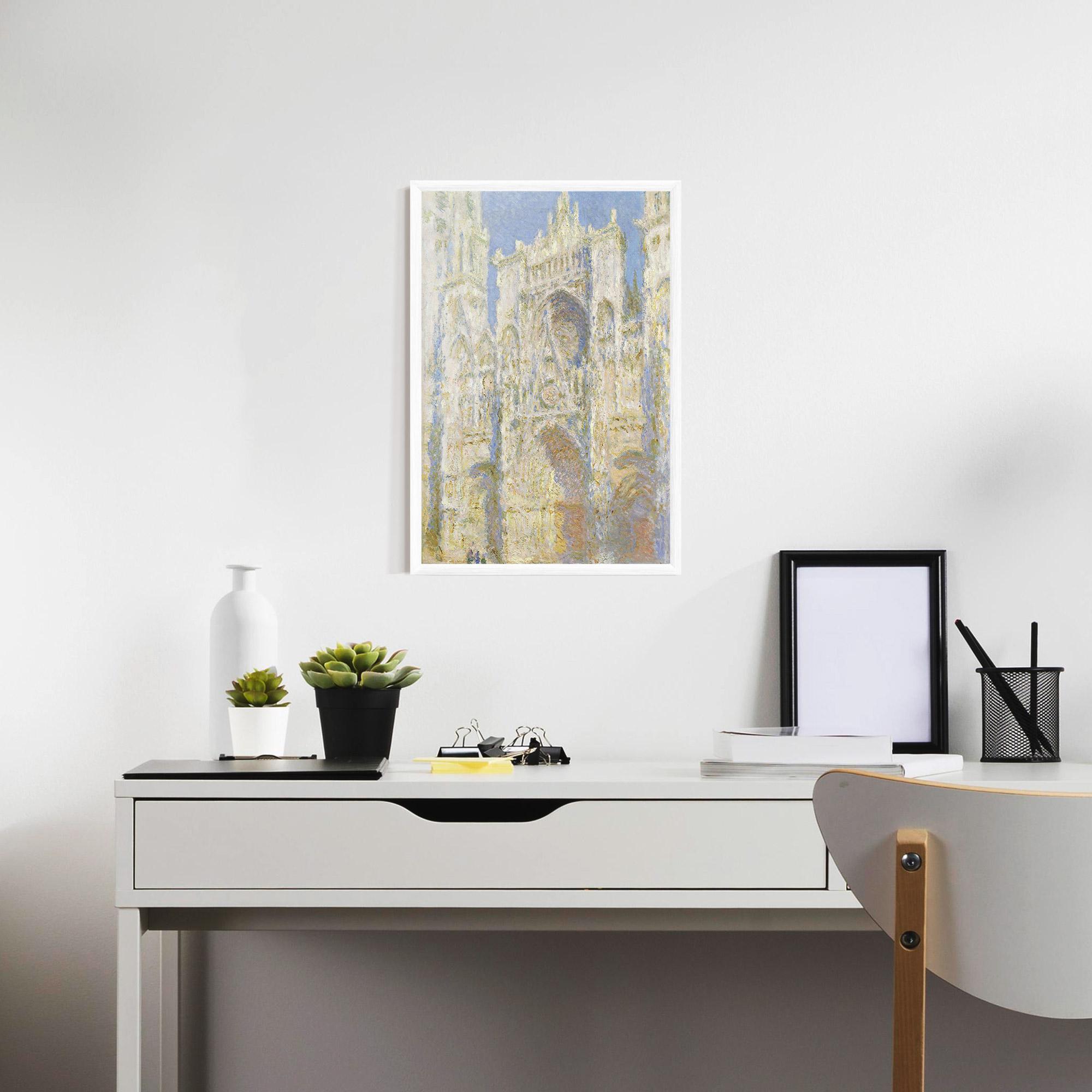 Poster Înrămat Rouen Cathedral mockup 7