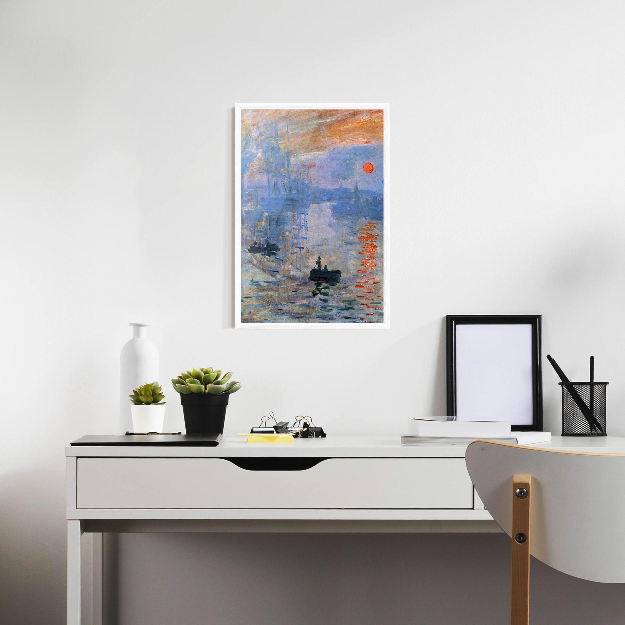 Poster Înrămat Sunrise Painting mockup 7
