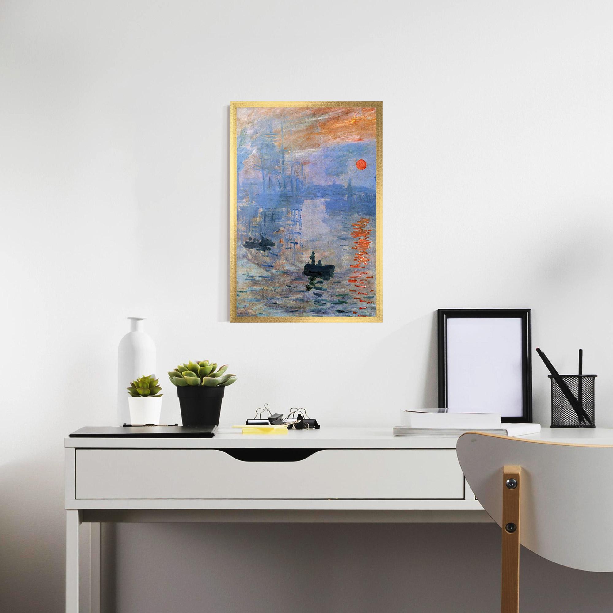 Poster Înrămat Sunrise Painting mockup 7