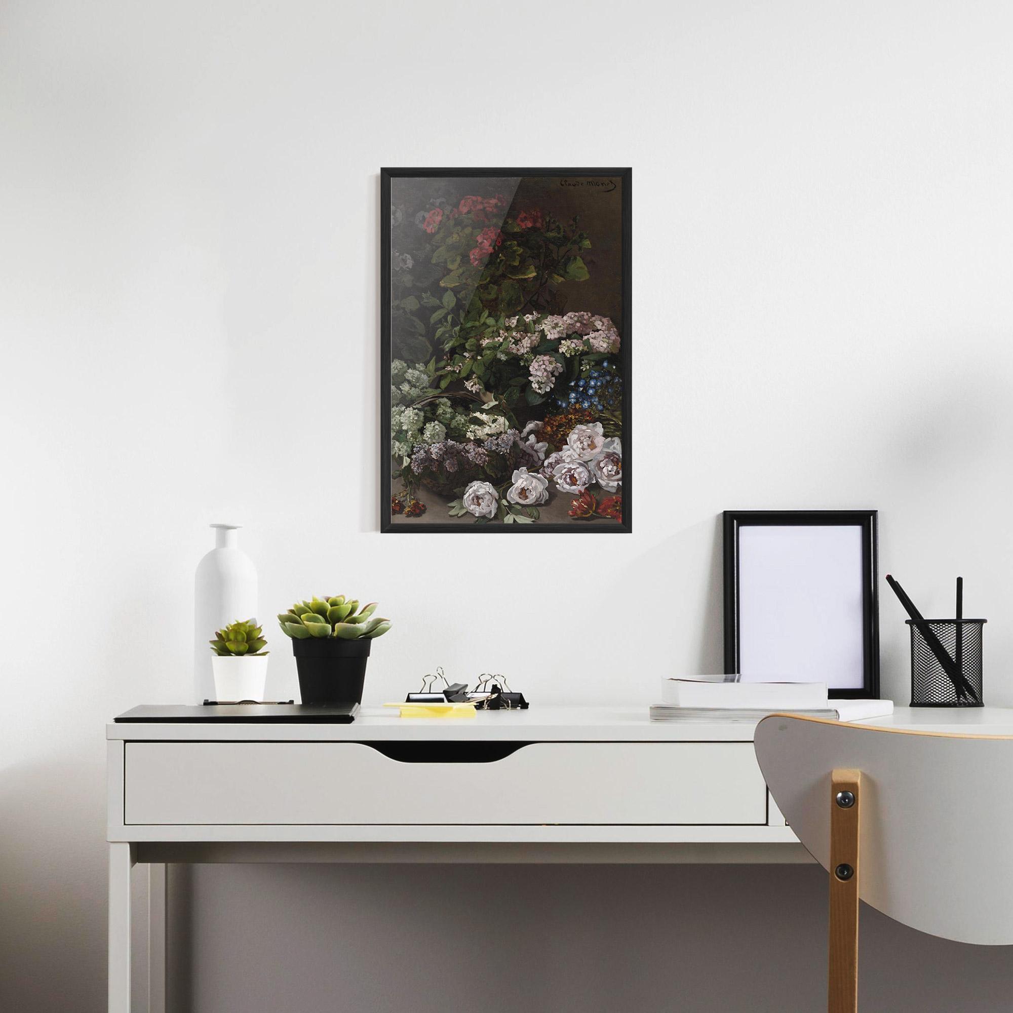 Poster Înrămat Spring Flowers Monet mockup 7