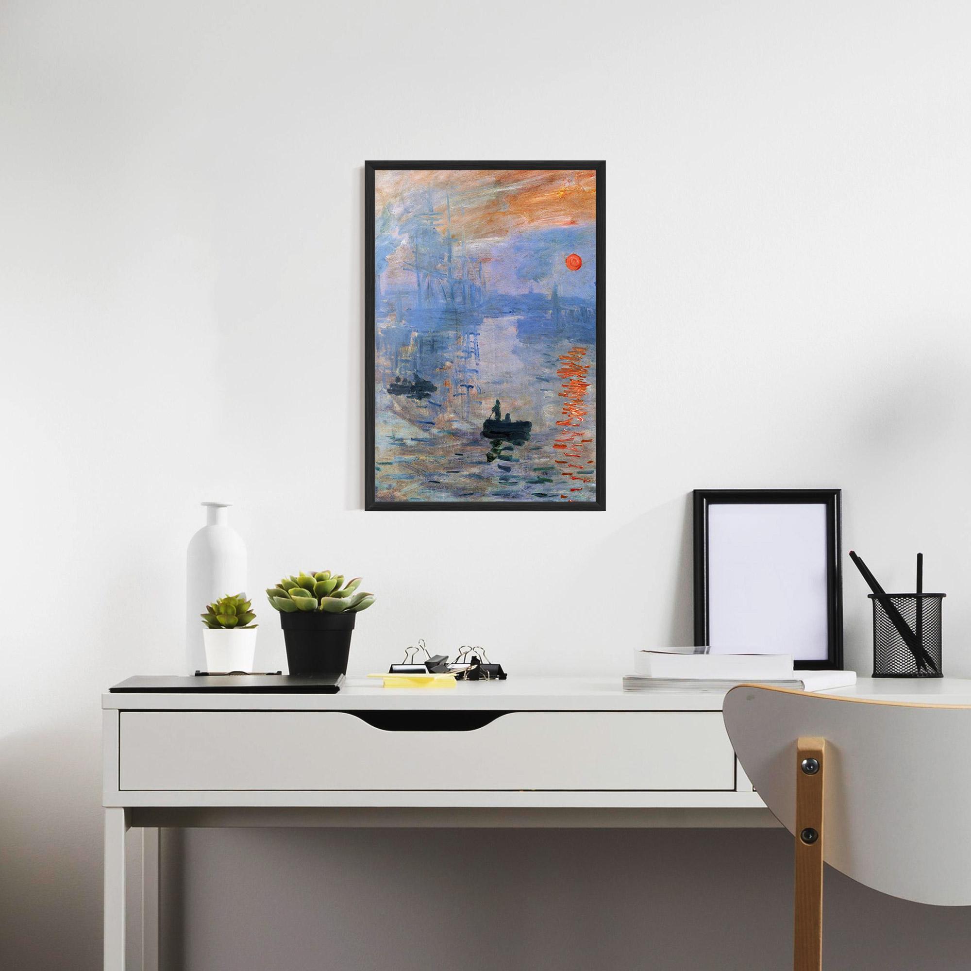 Poster Înrămat Sunrise Painting mockup 7