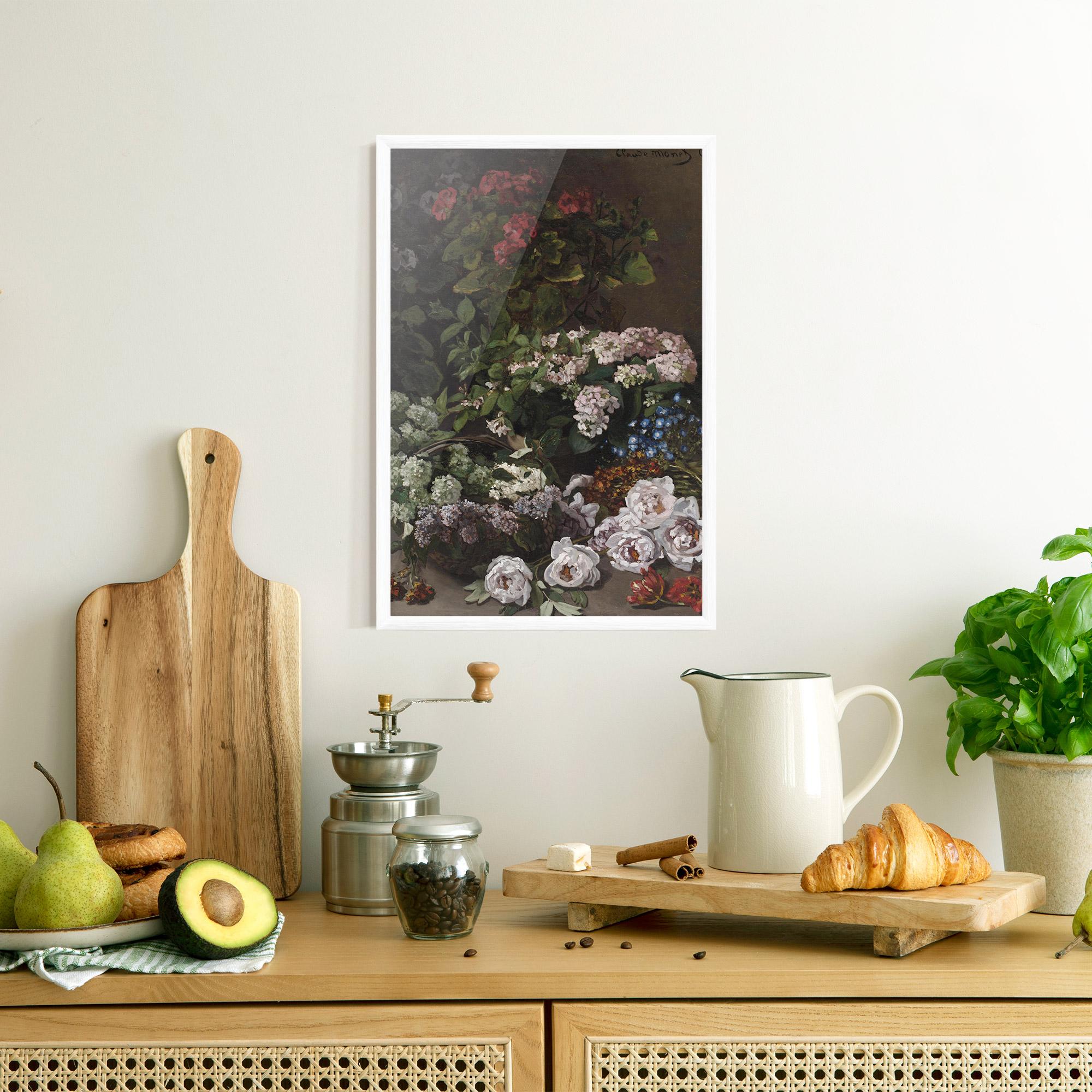 Poster Înrămat Spring Flowers Monet mockup 8