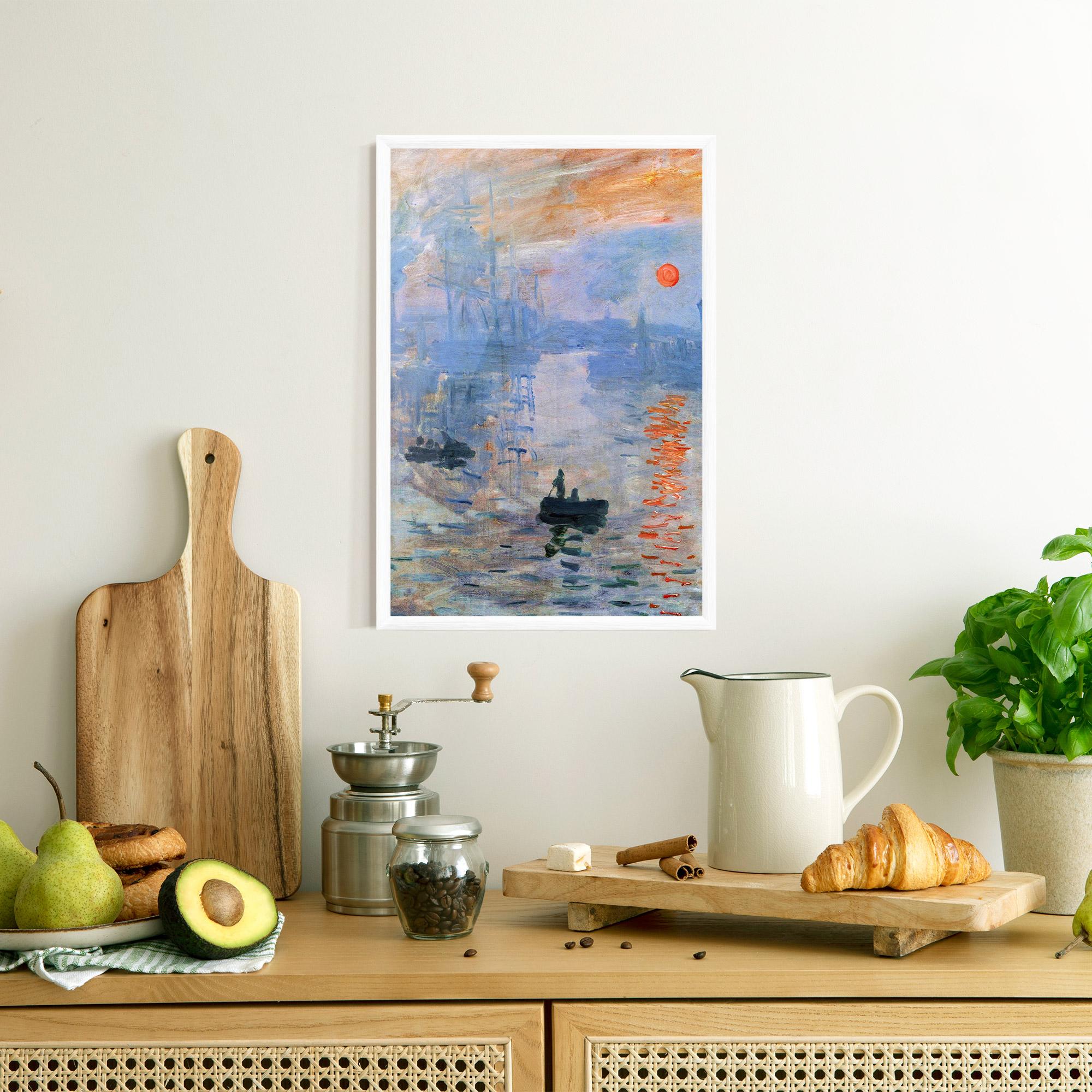Poster Înrămat Sunrise Painting mockup 8