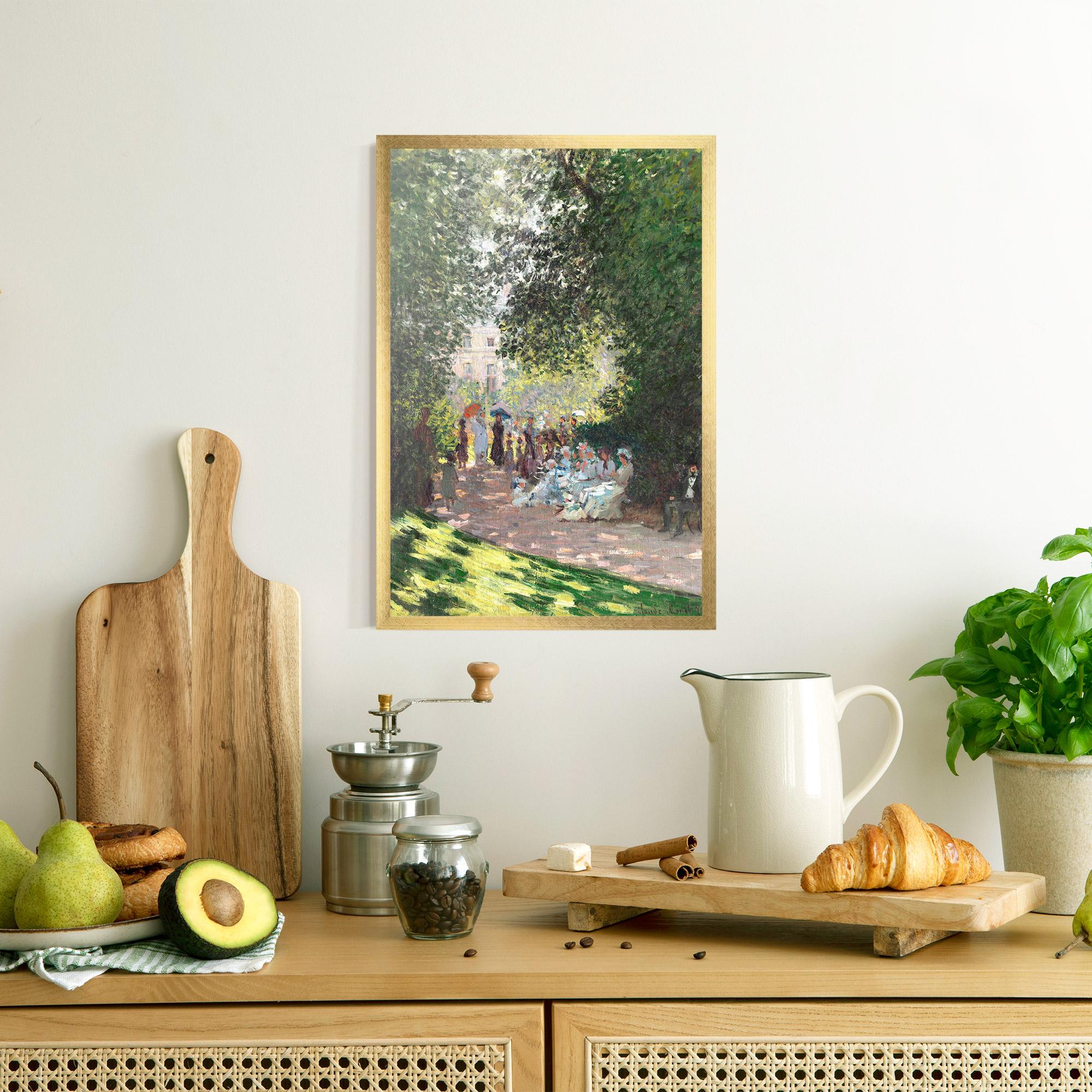 Poster Înrămat The Parc Monceau mockup 8