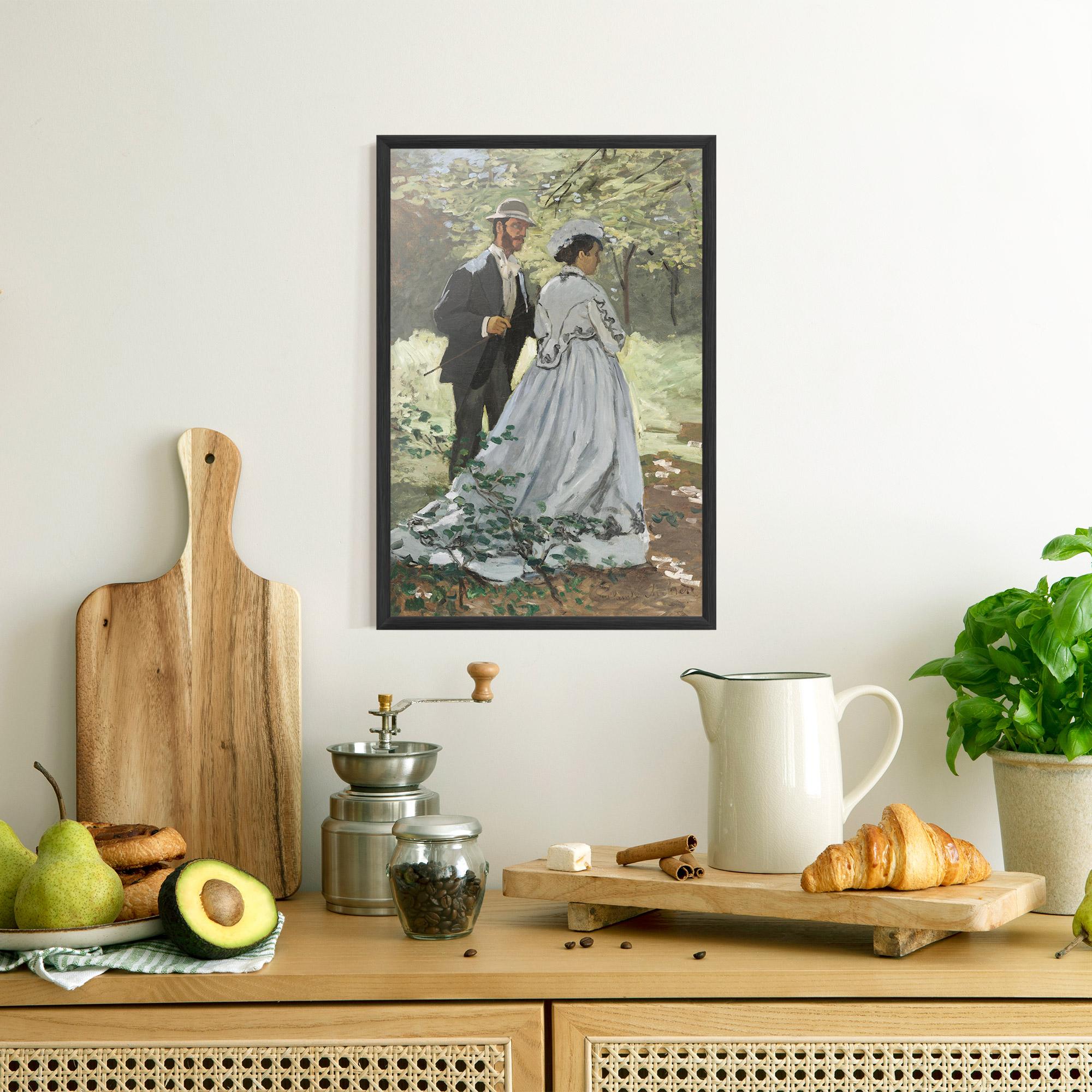 Poster Înrămat Bazille And Camille mockup 8