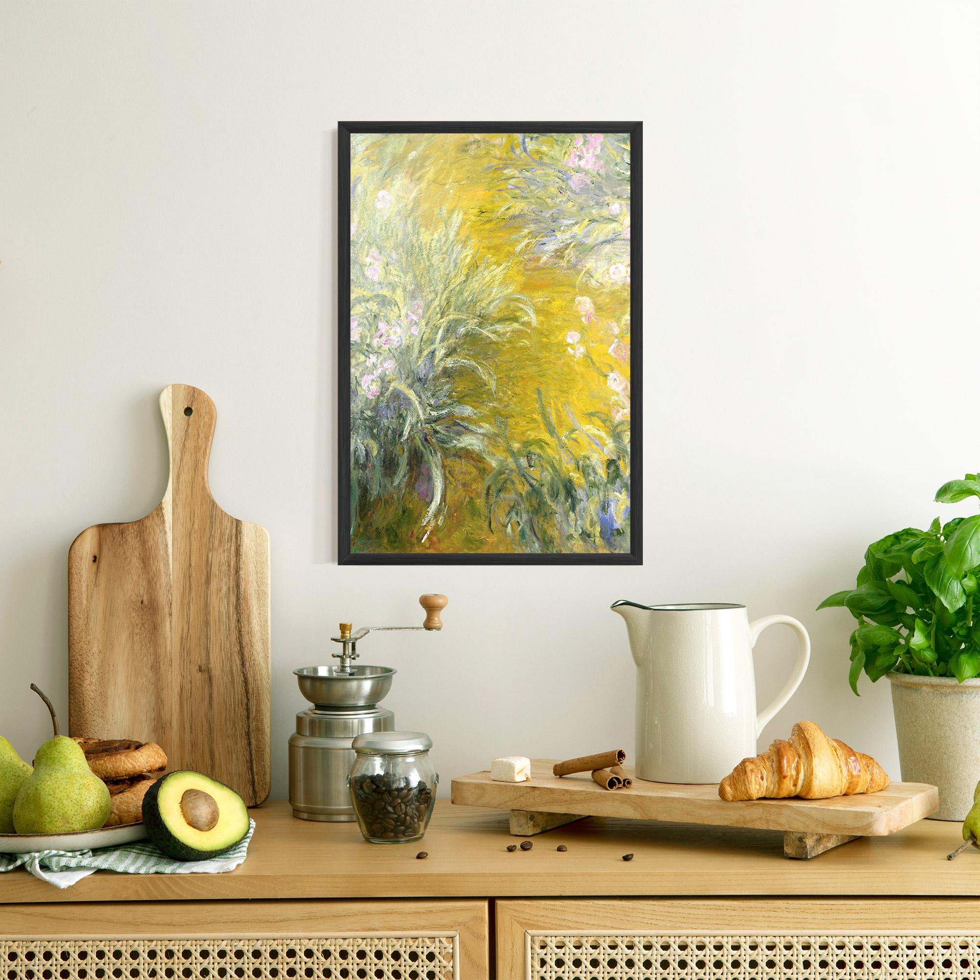 Poster Înrămat Path Through The Irises mockup 8