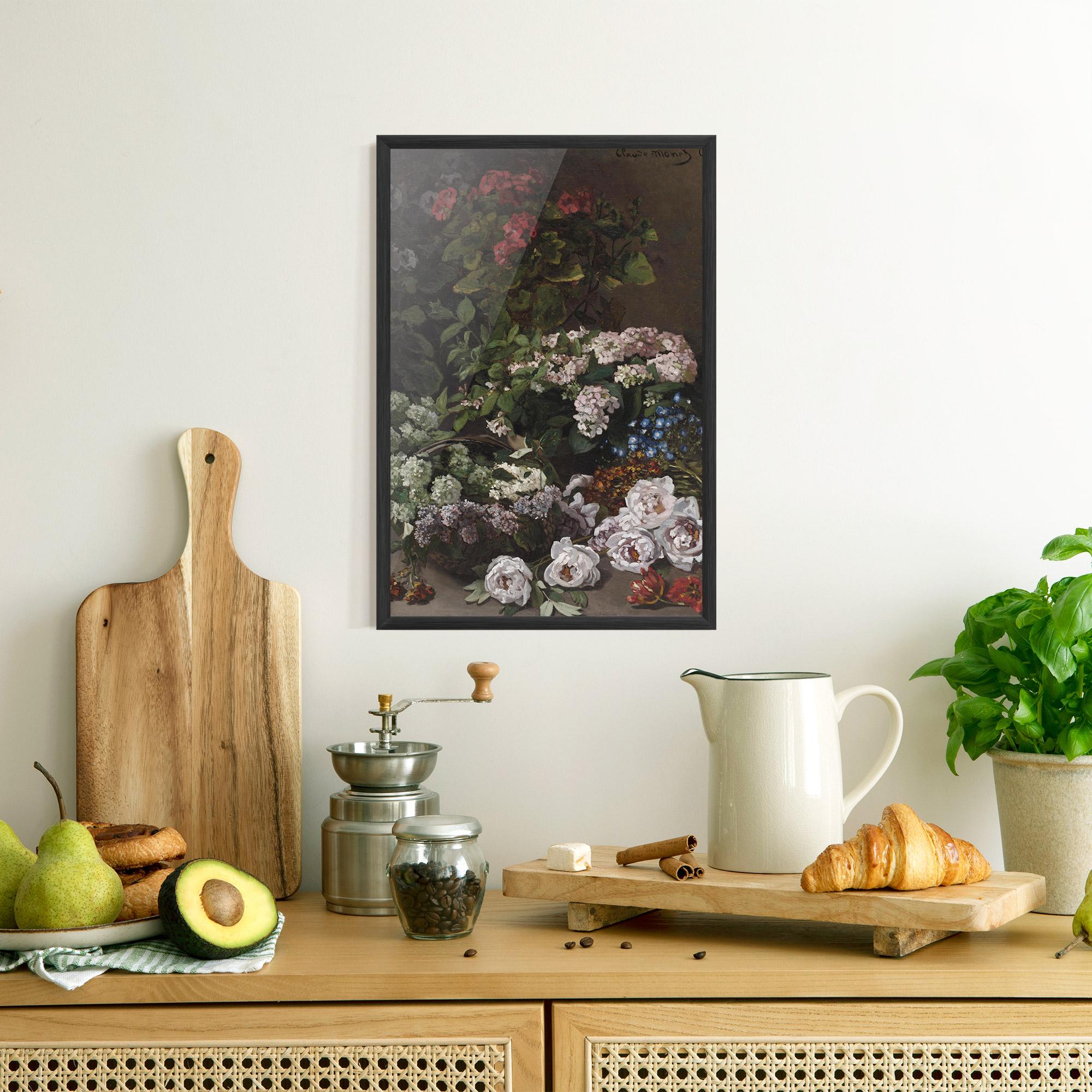 Poster Înrămat Spring Flowers Monet mockup 8