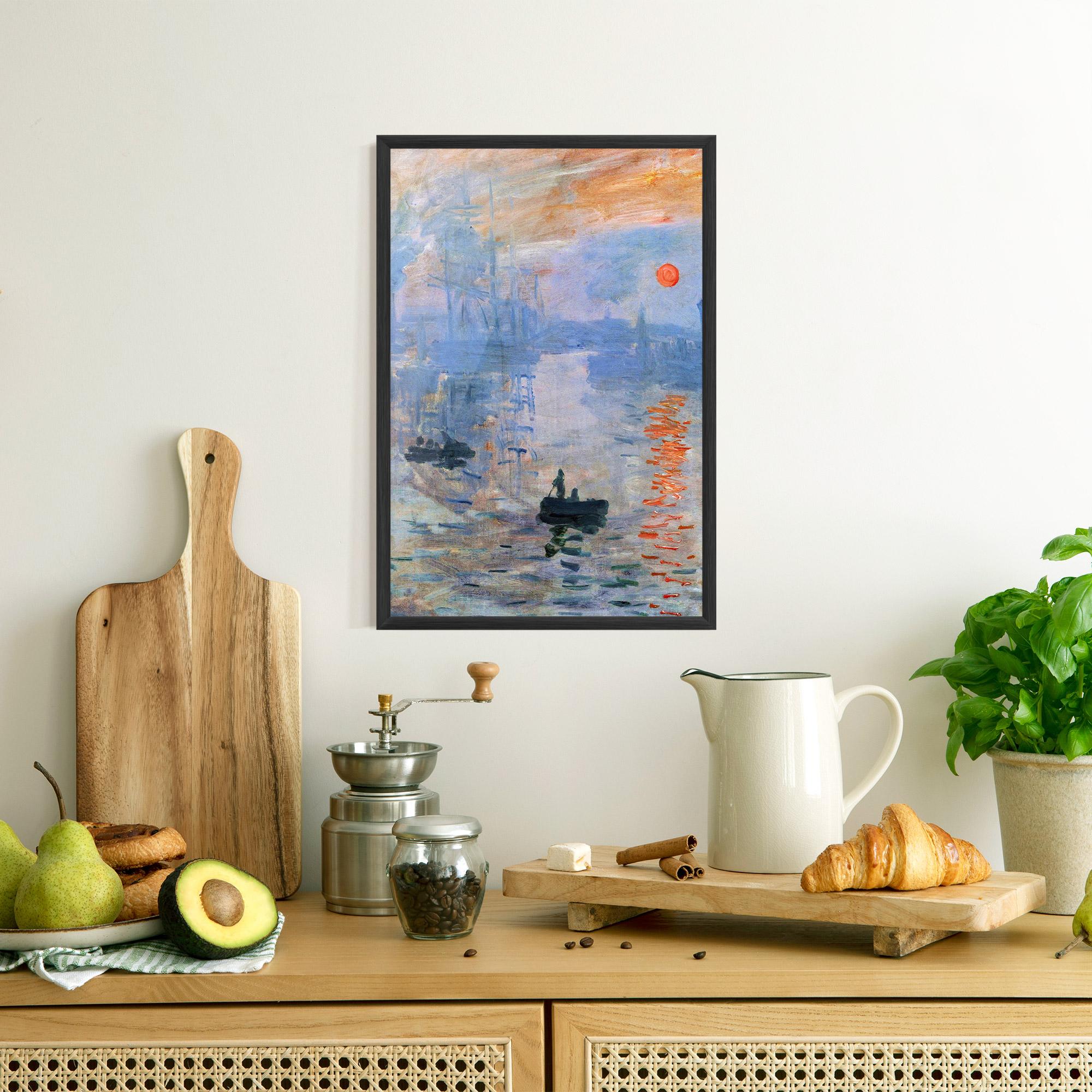 Poster Înrămat Sunrise Painting mockup 8