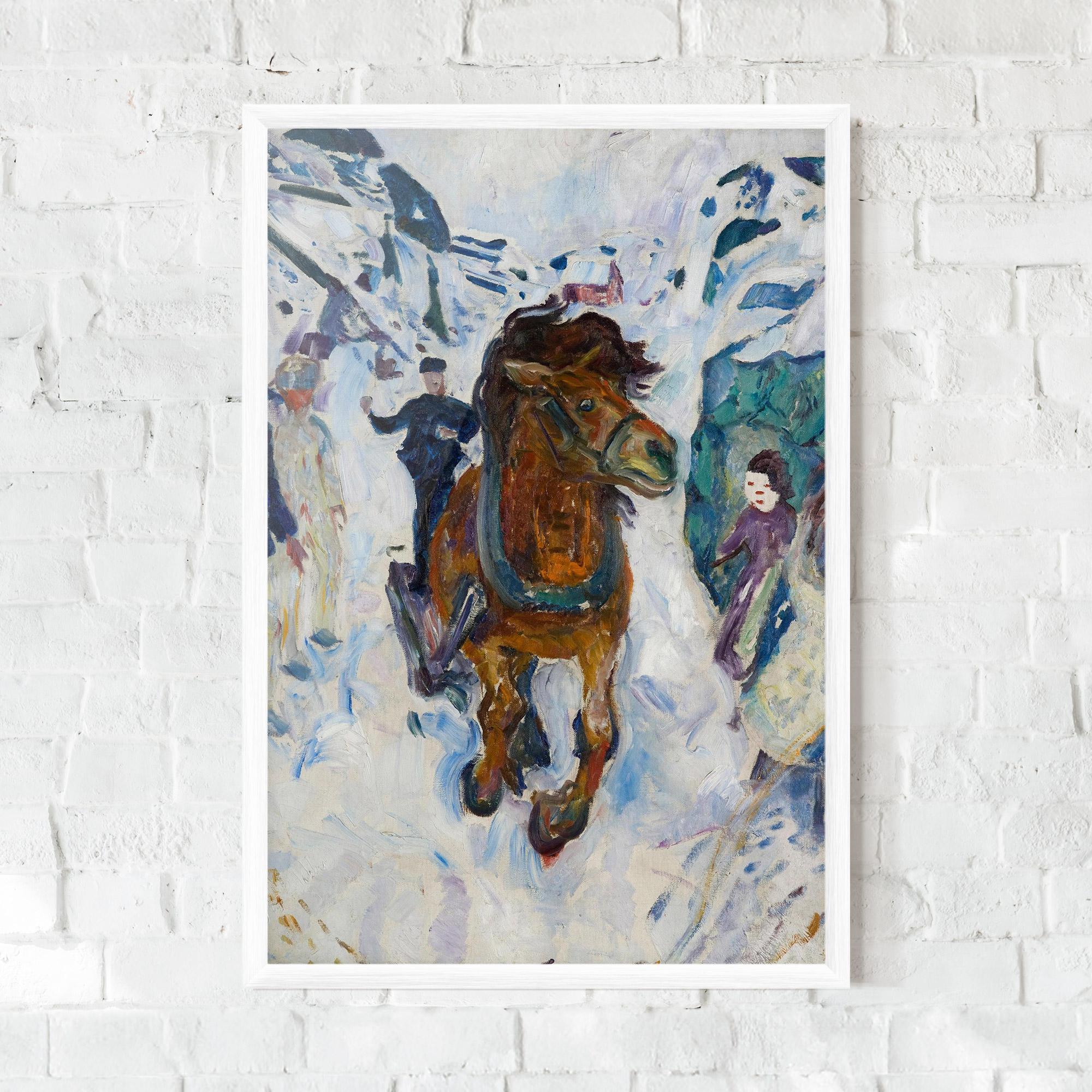 Poster Înrămat Galloping Horse mockup 0