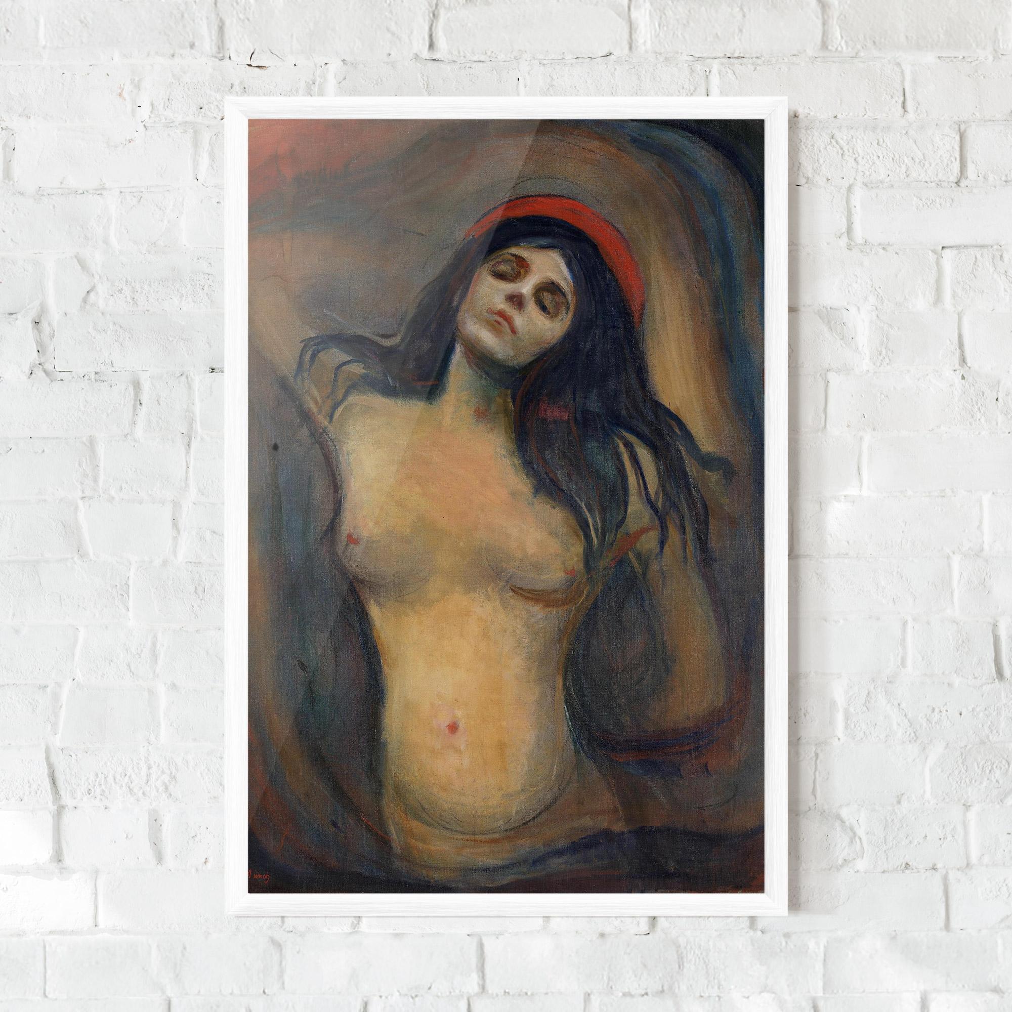 Poster Înrămat Madonna Oil Painting mockup 0