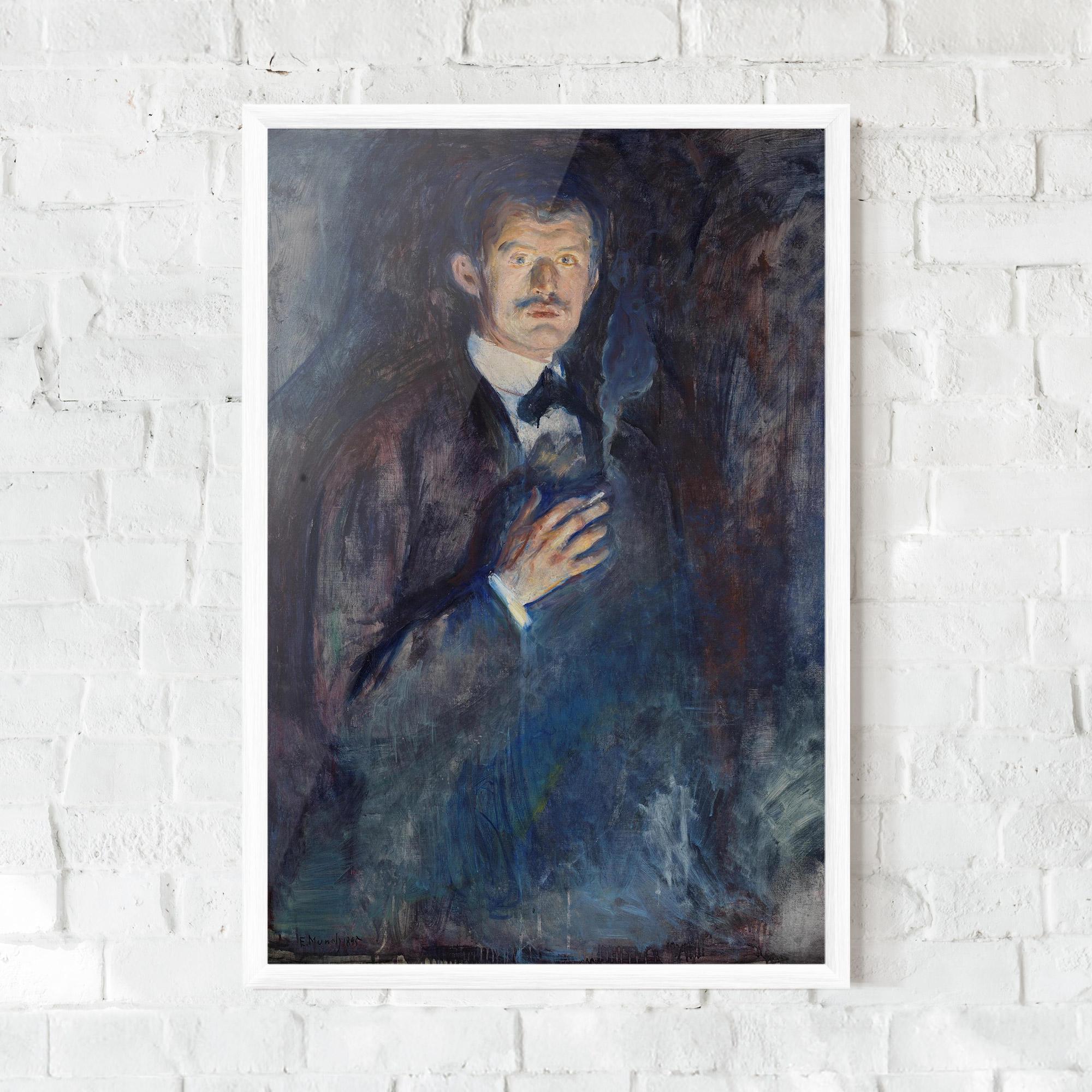 Poster Înrămat Self Burning Cigarette mockup 0