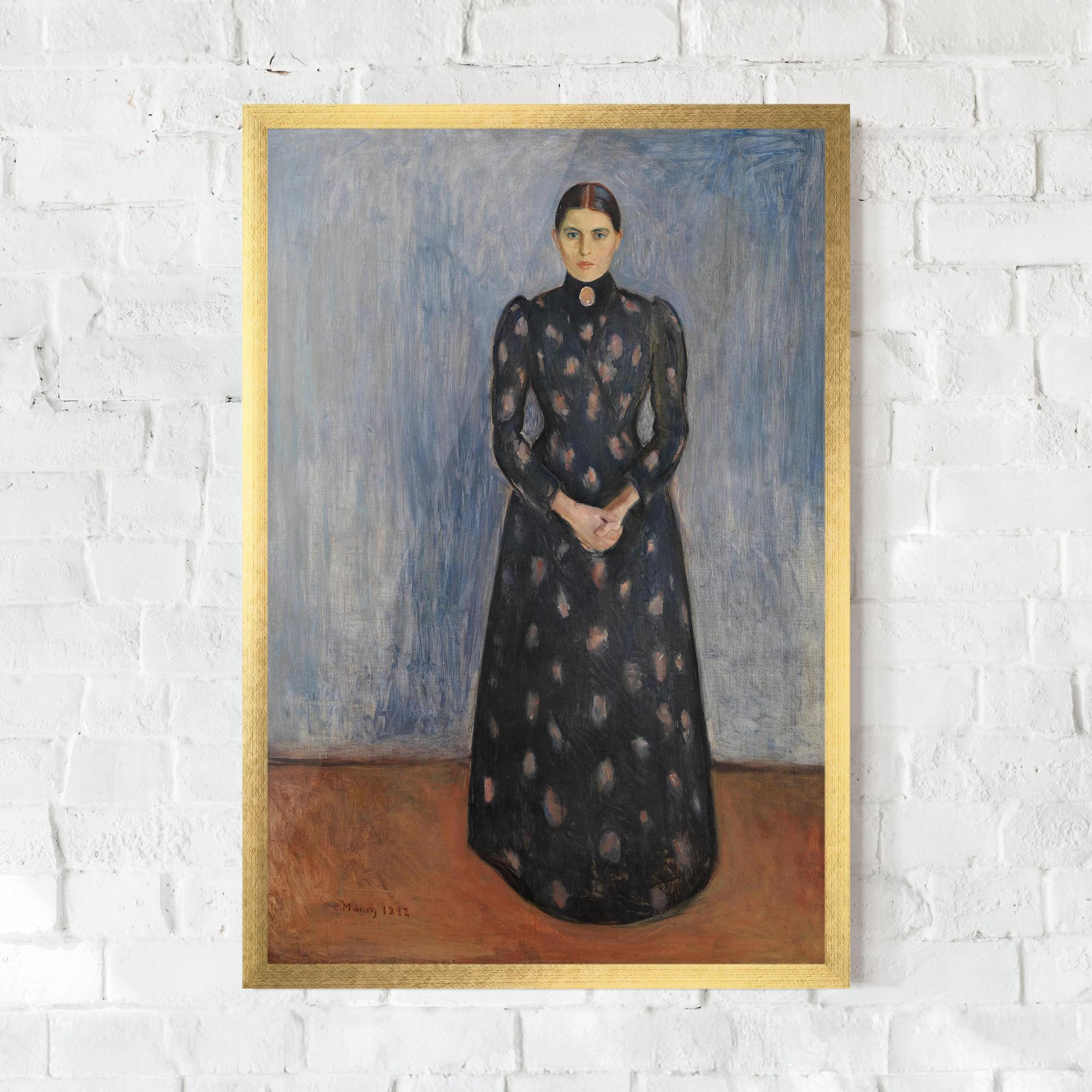 Poster Înrămat Inger In Black mockup 0