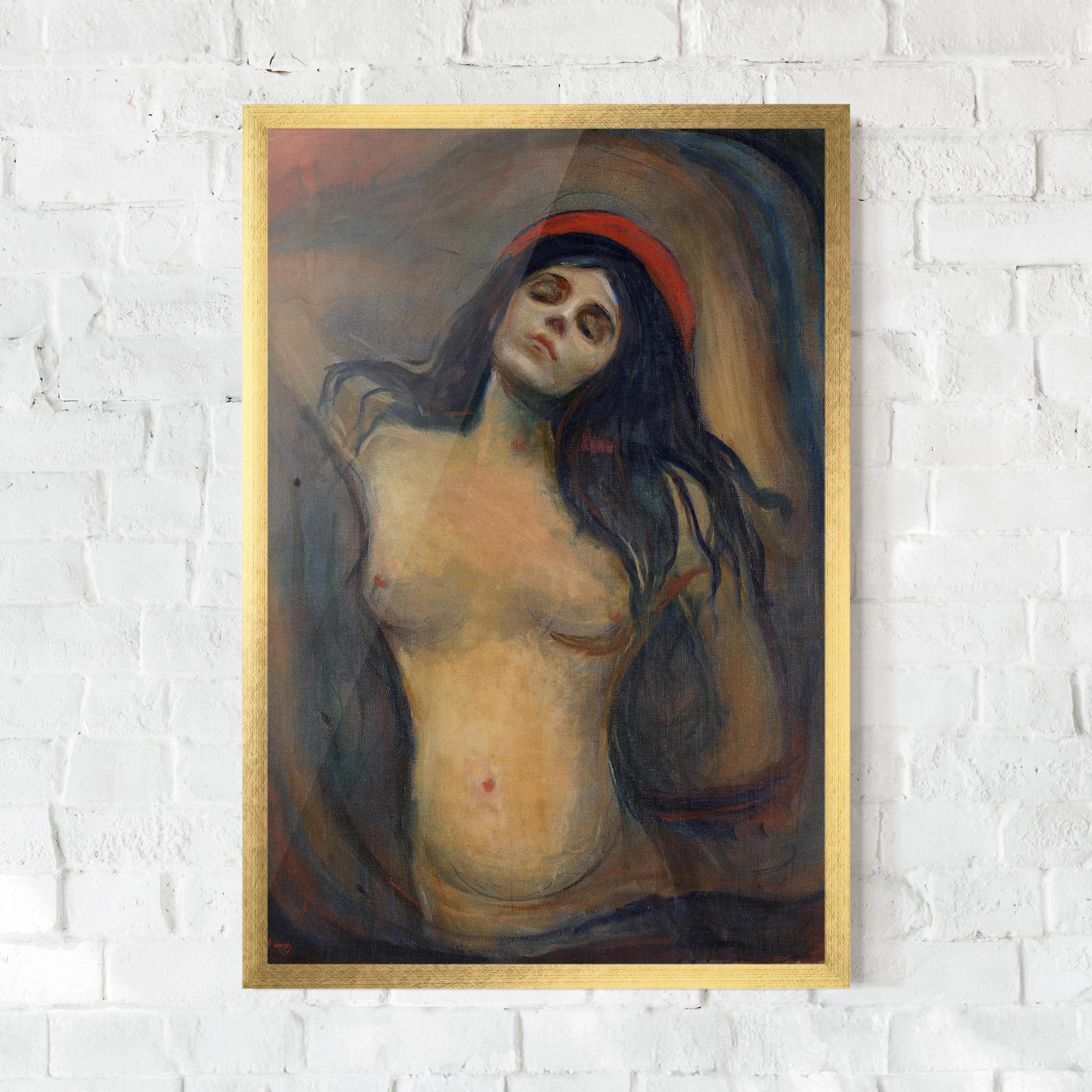 Poster Înrămat Madonna Oil Painting mockup 0