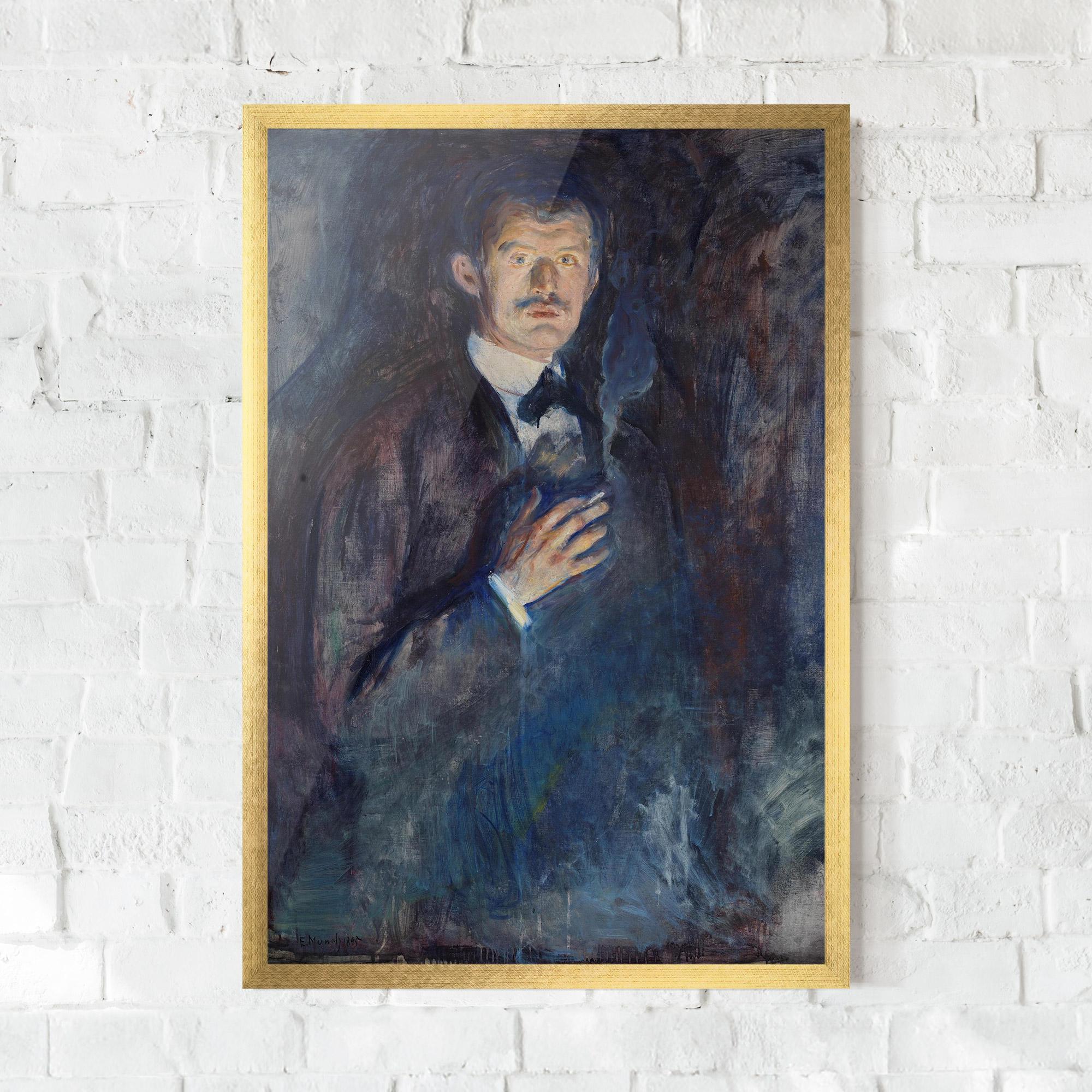 Poster Înrămat Self Burning Cigarette mockup 0