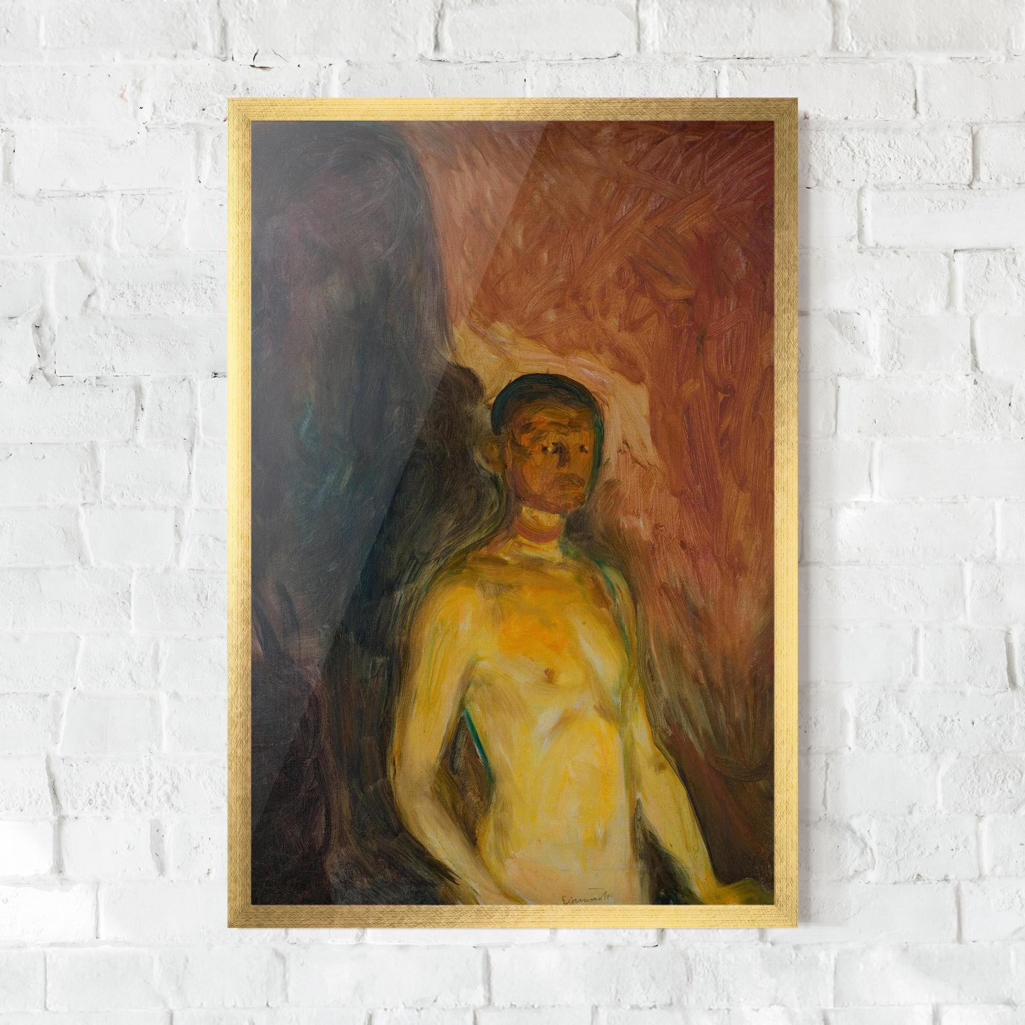 Poster Înrămat Self Portrait Hell mockup 0