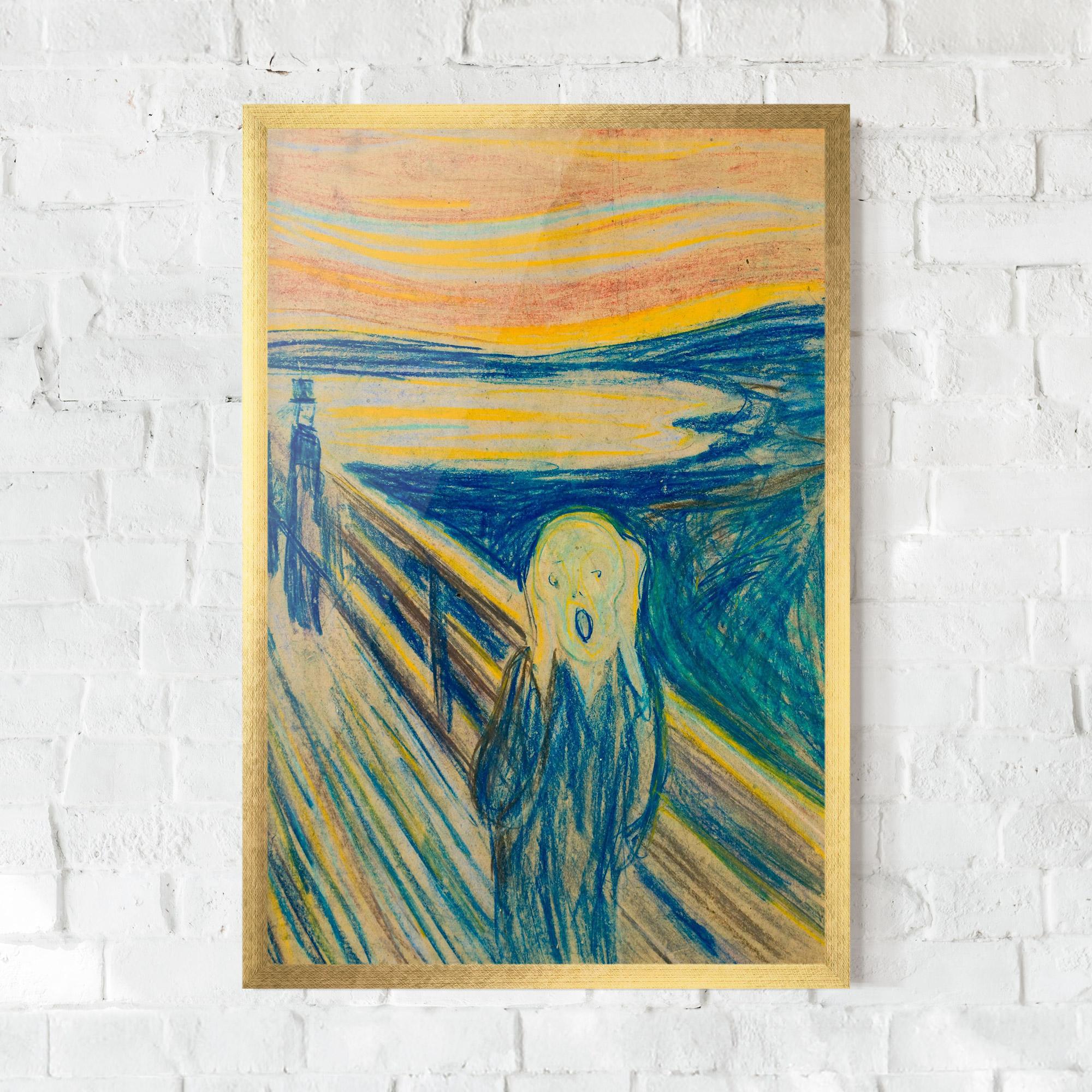 Poster Înrămat Skrik_1893 mockup 0