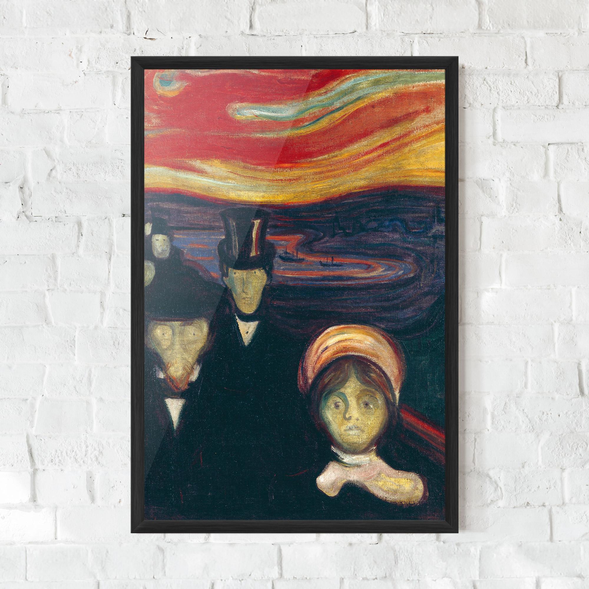 Poster Înrămat Anxiety mockup 0