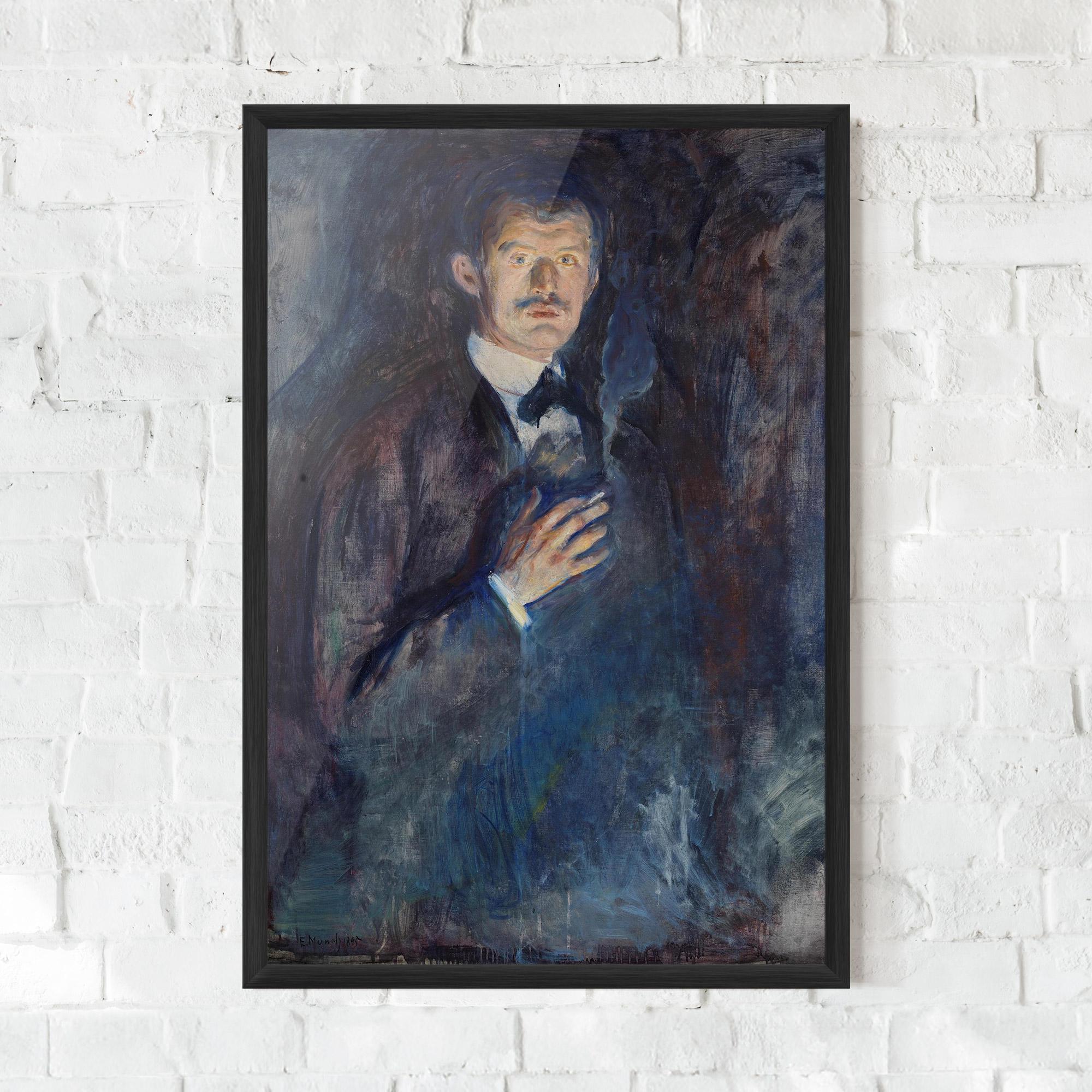 Poster Înrămat Self Burning Cigarette mockup 0