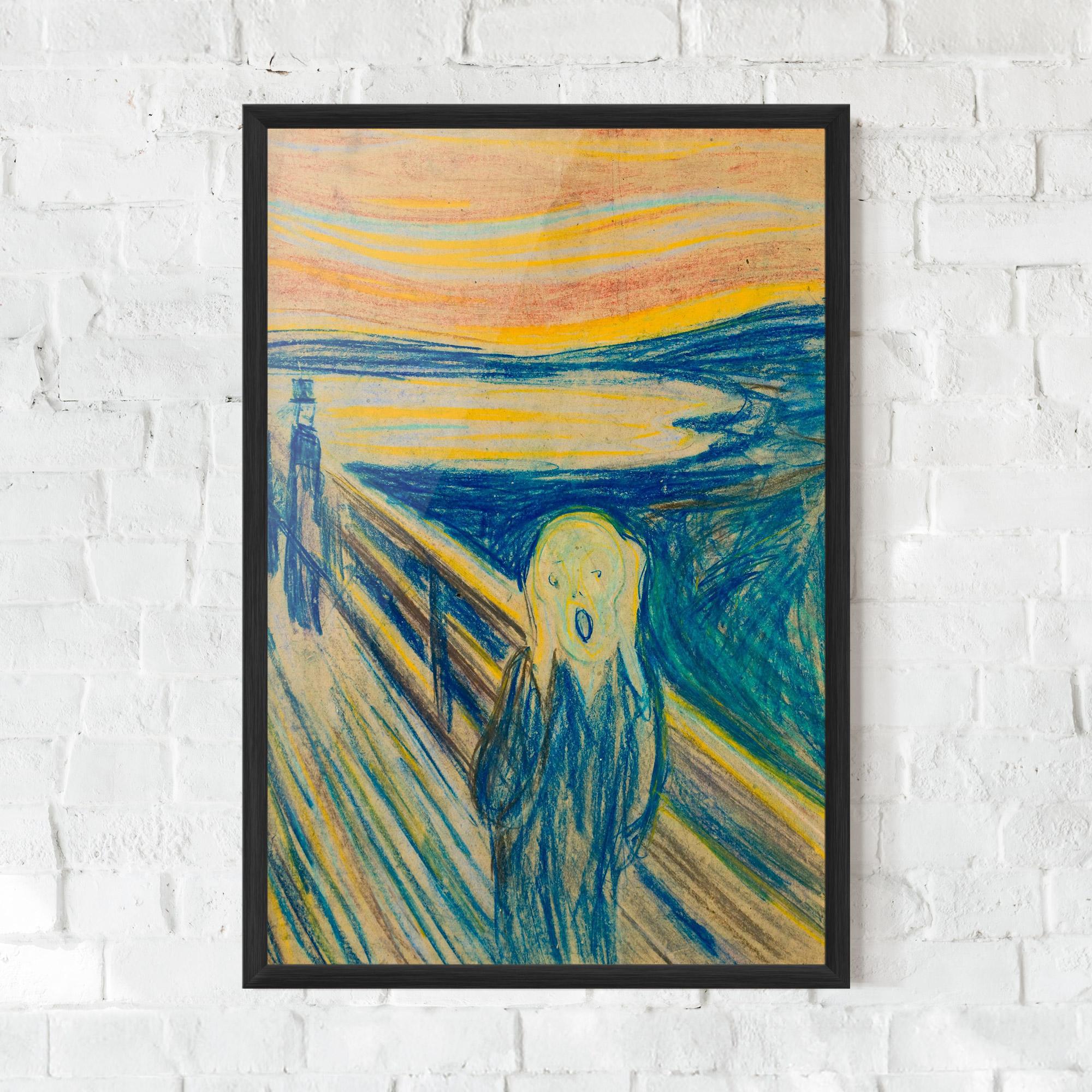 Poster Înrămat Skrik_1893 mockup 0