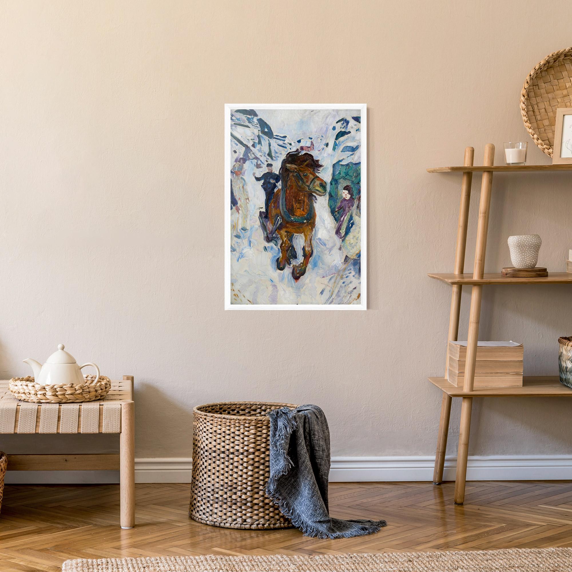 Poster Înrămat Galloping Horse mockup 9