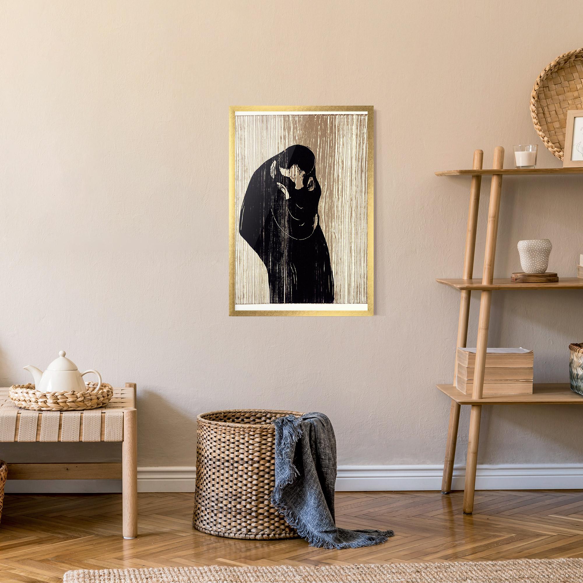 Poster Înrămat Kiss mockup 9