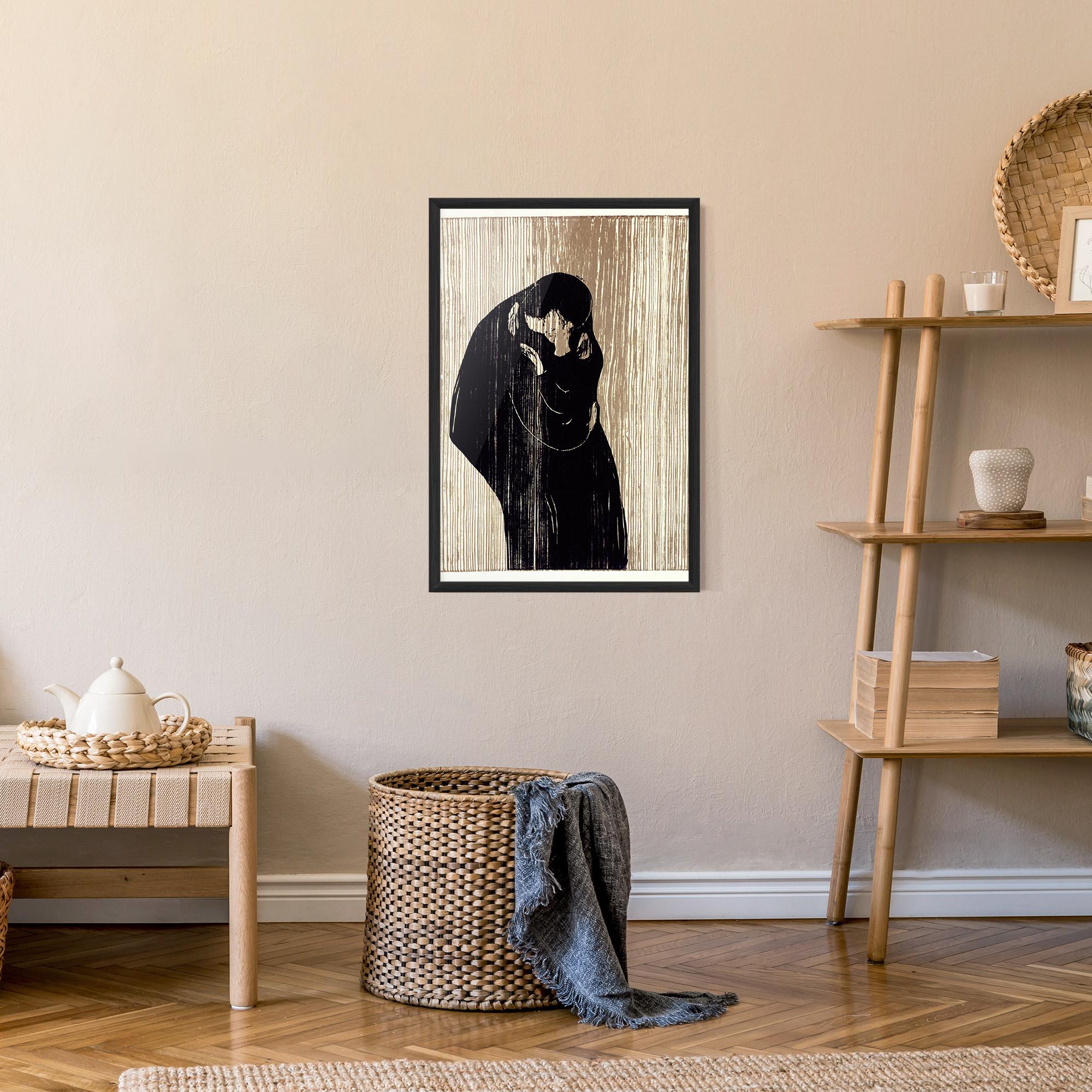 Poster Înrămat Kiss mockup 9