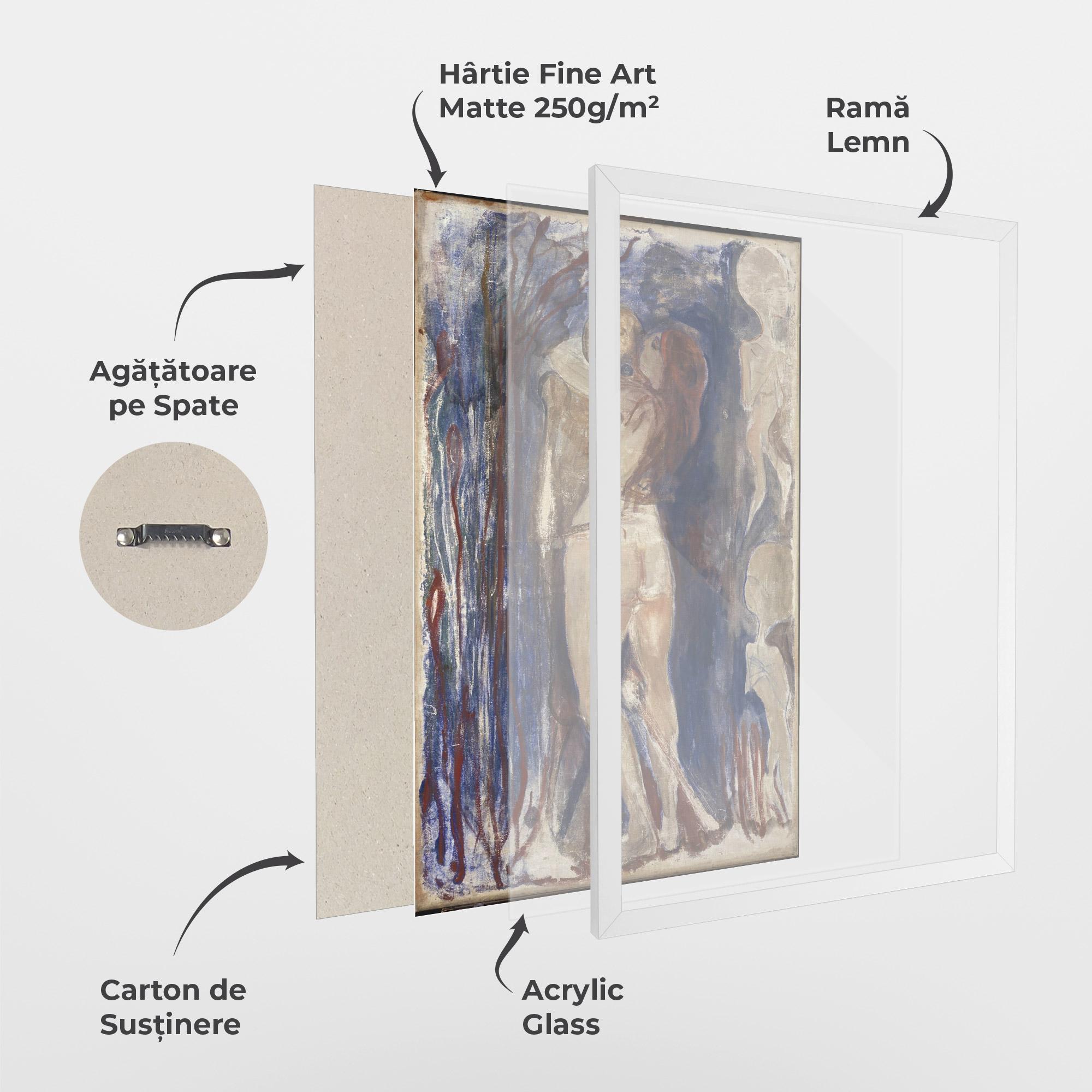 Poster Înrămat Death And Life mockup 1