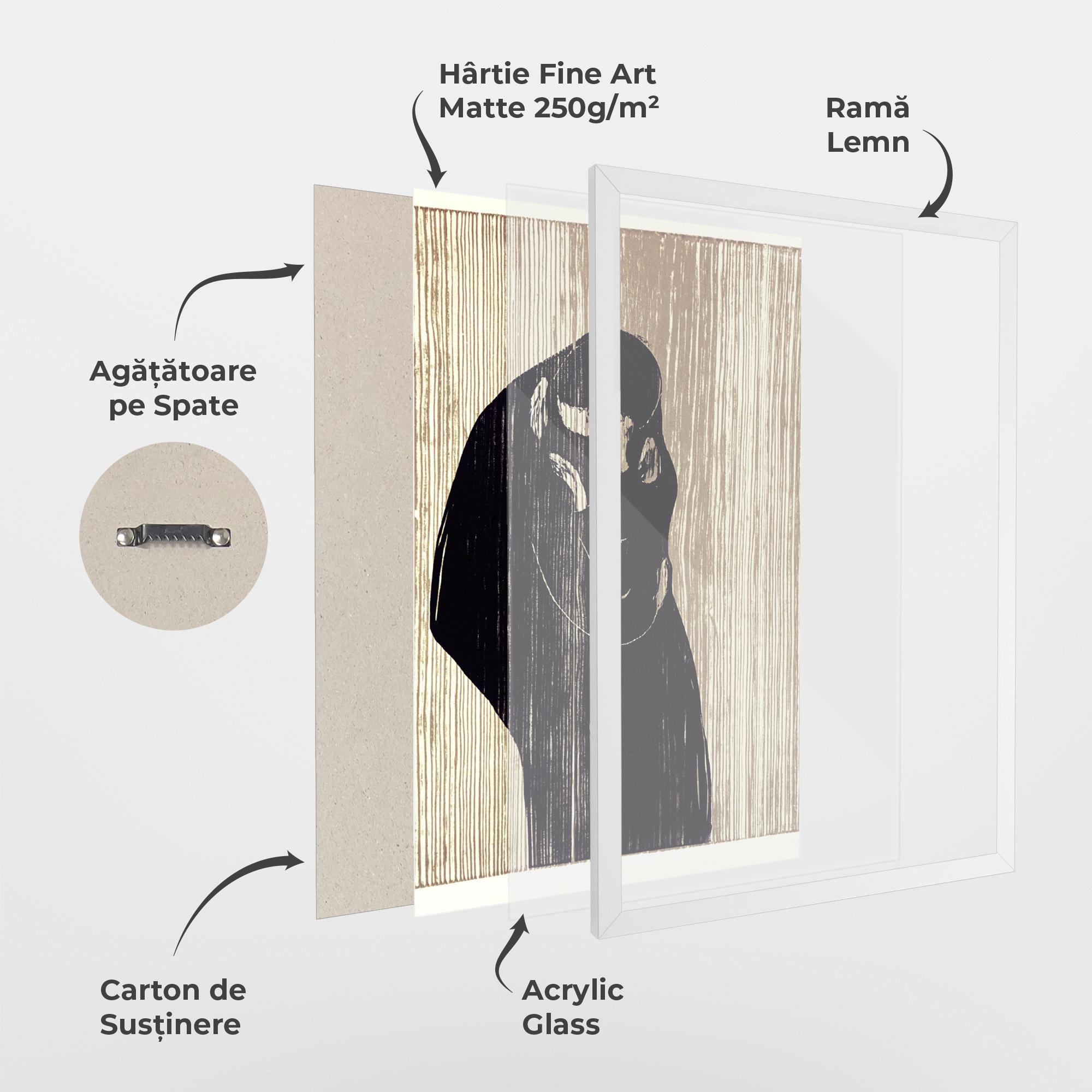 Poster Înrămat Kiss mockup 1