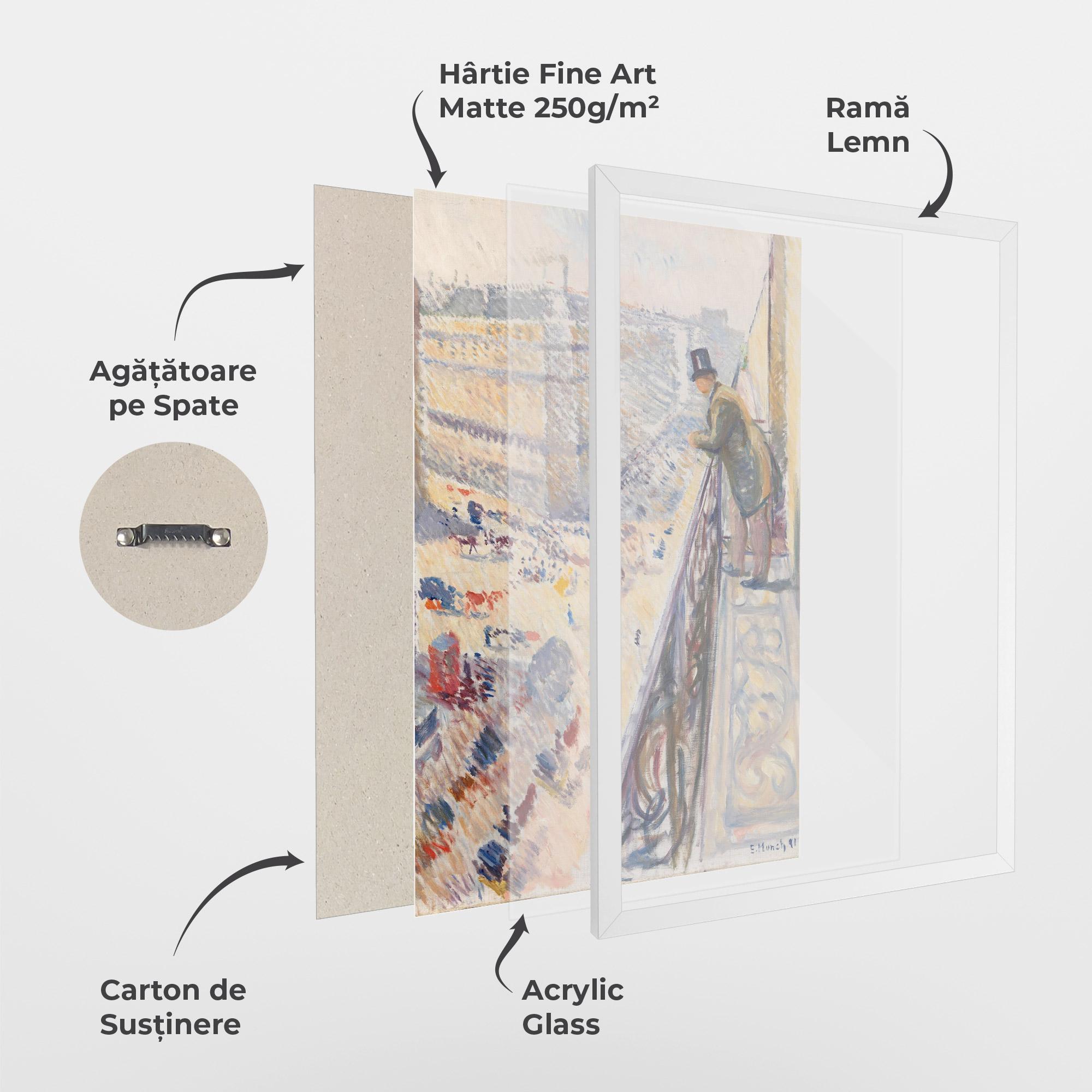 Poster Înrămat Rue Lafayette mockup 1