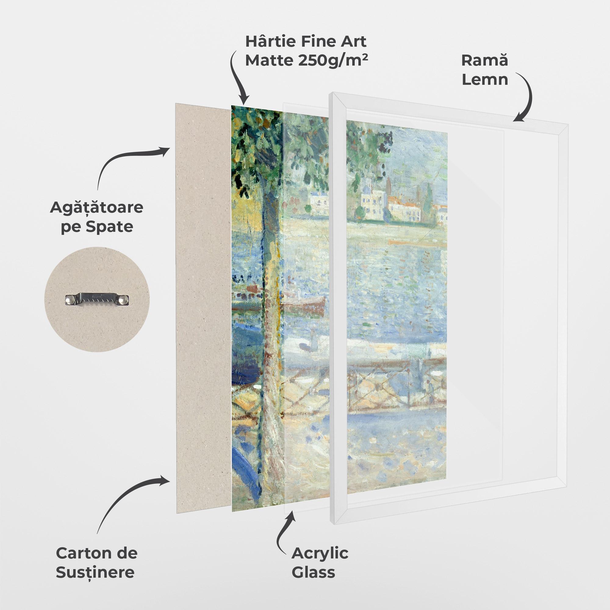 Poster Înrămat Seine At Saint mockup 1