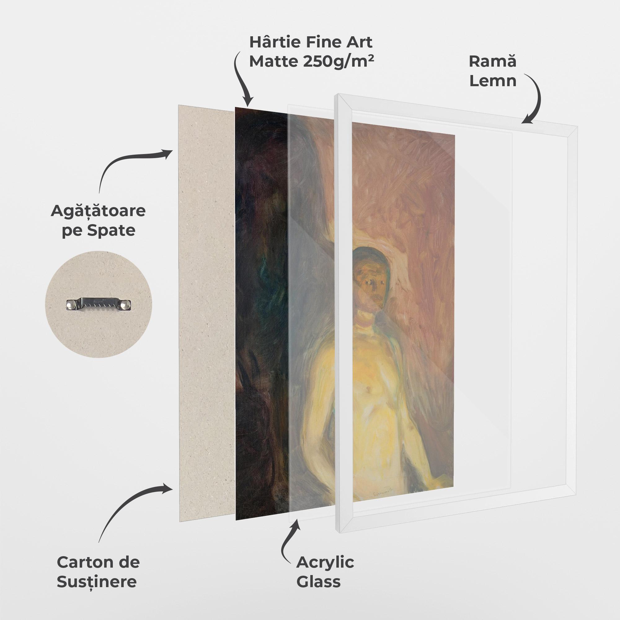 Poster Înrămat Self Portrait Hell mockup 1