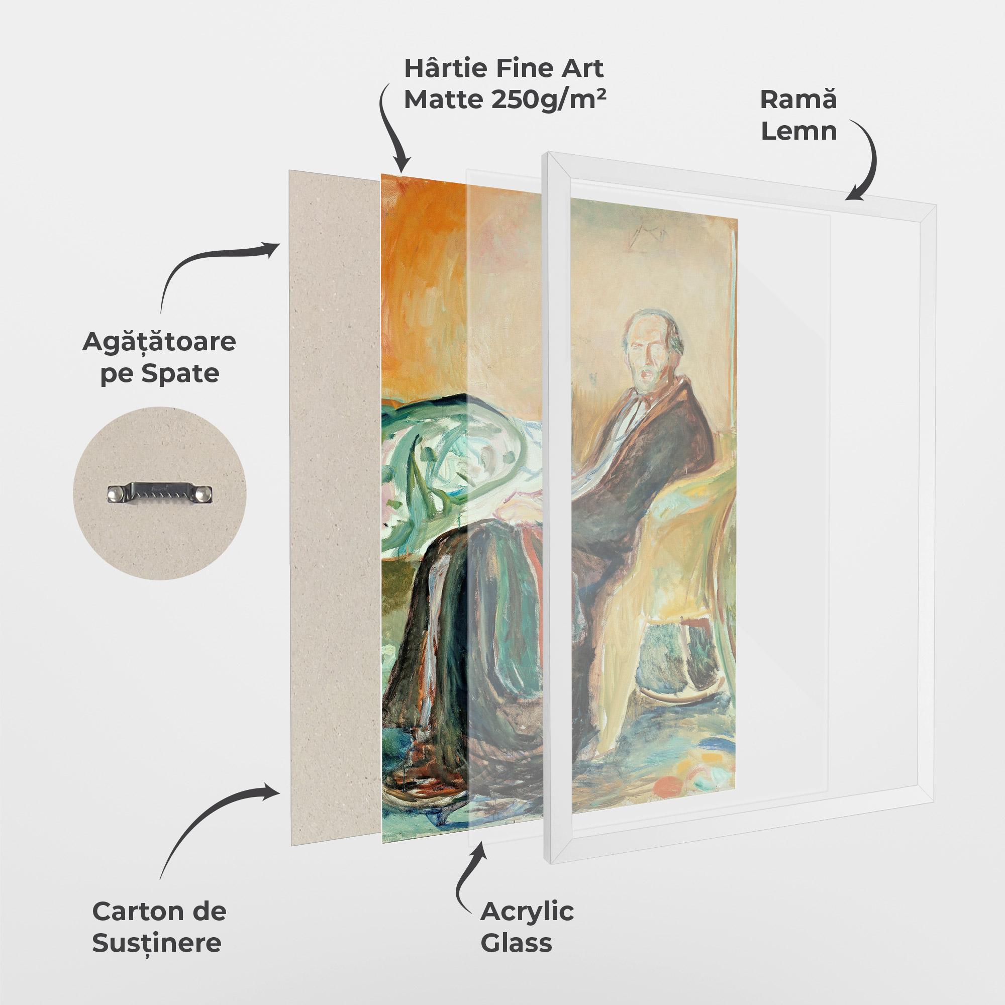 Poster Înrămat Self Portrait Spanish mockup 1