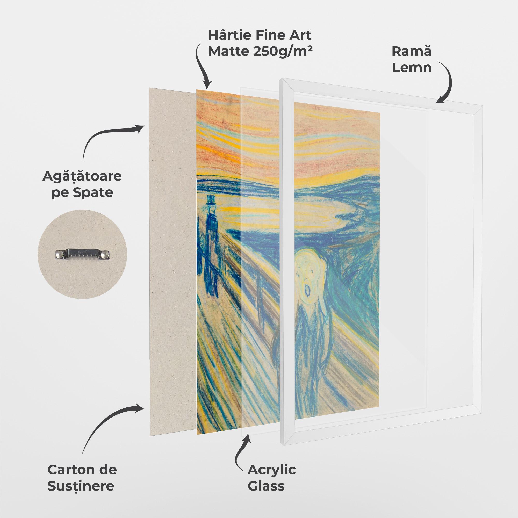 Poster Înrămat Skrik_1893 mockup 1