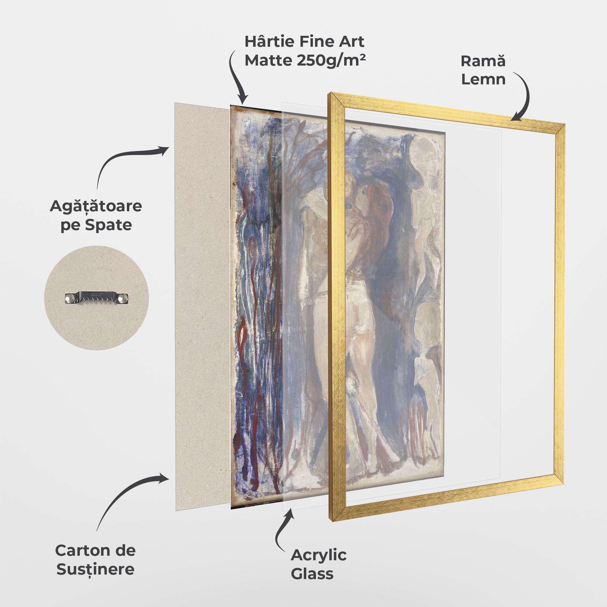 Poster Înrămat Death And Life mockup 1