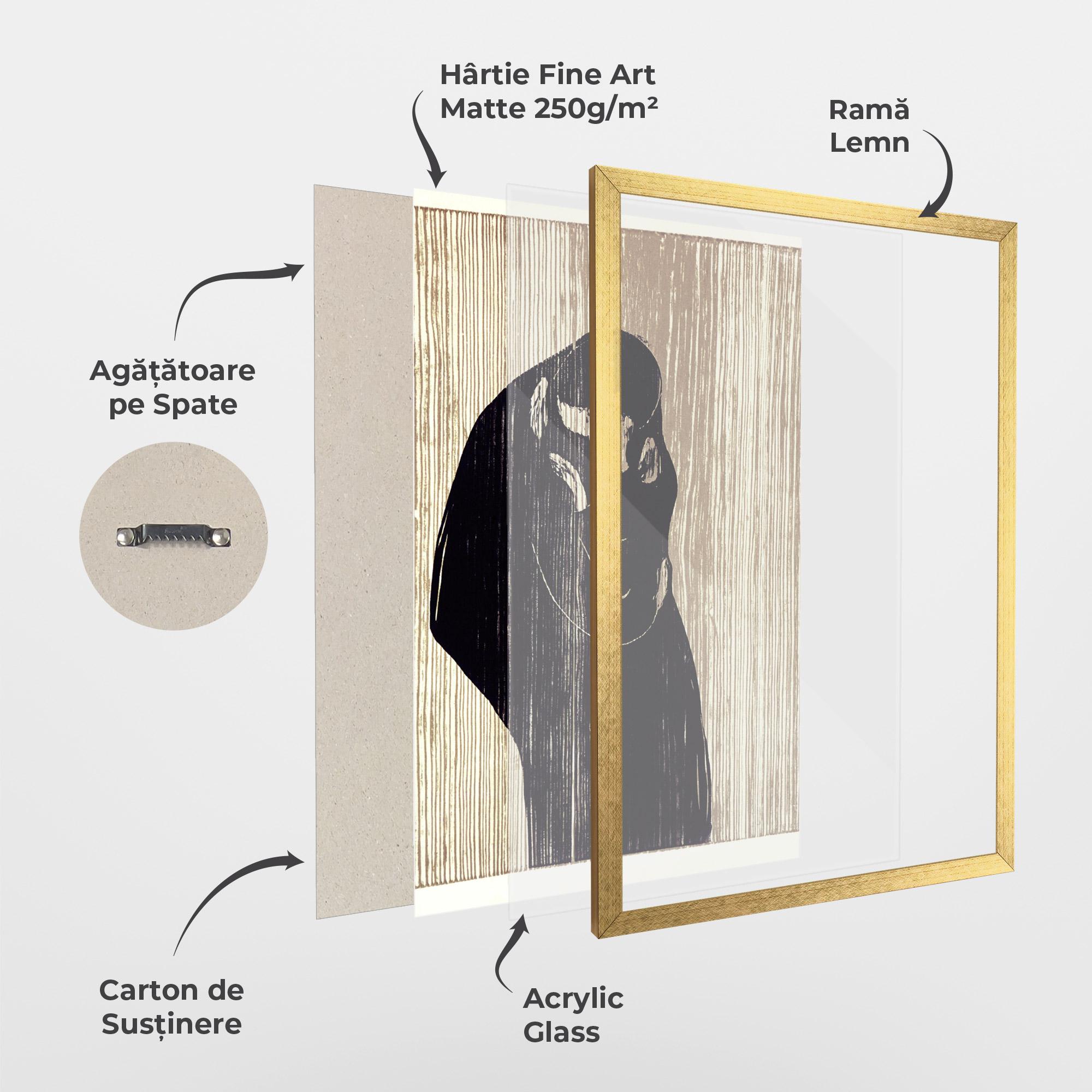 Poster Înrămat Kiss mockup 1