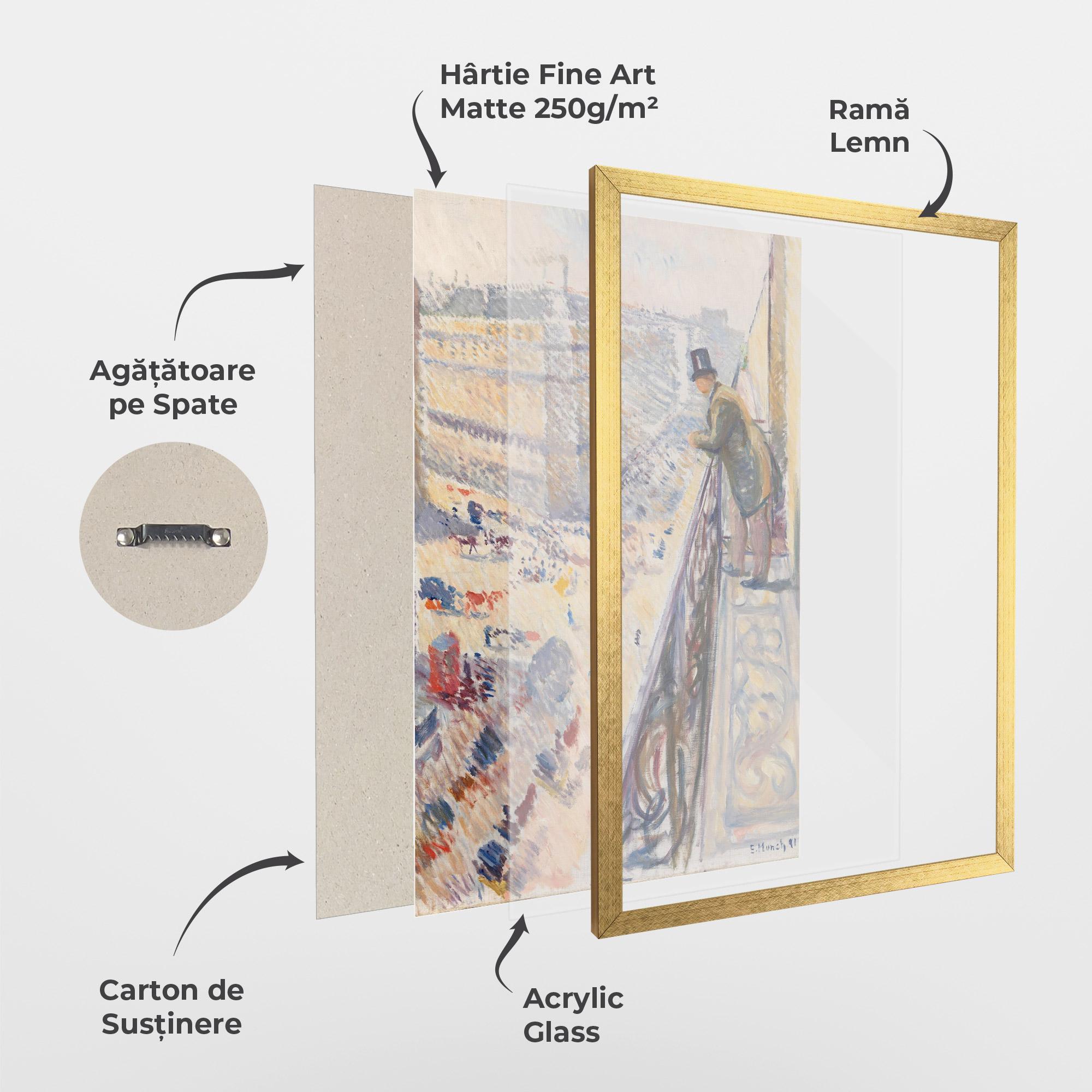 Poster Înrămat Rue Lafayette mockup 1