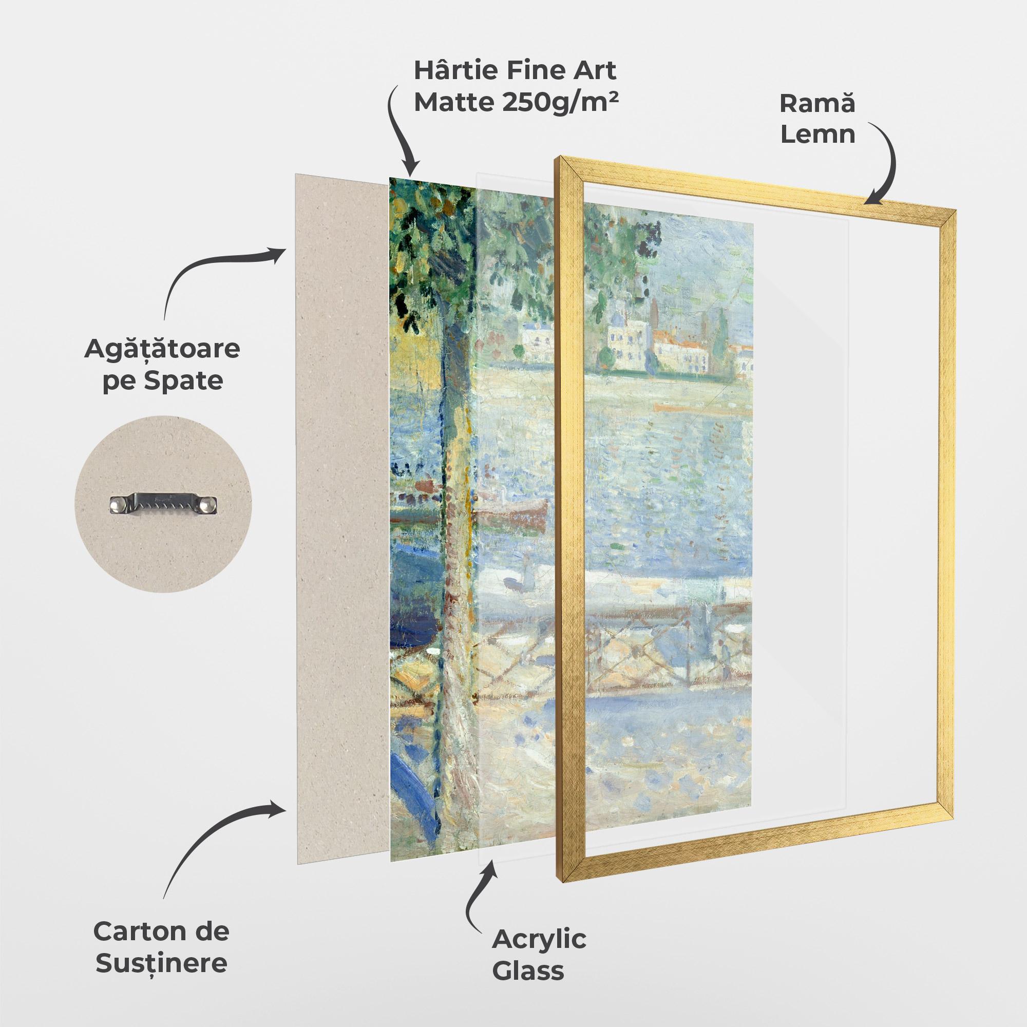 Poster Înrămat Seine At Saint mockup 1