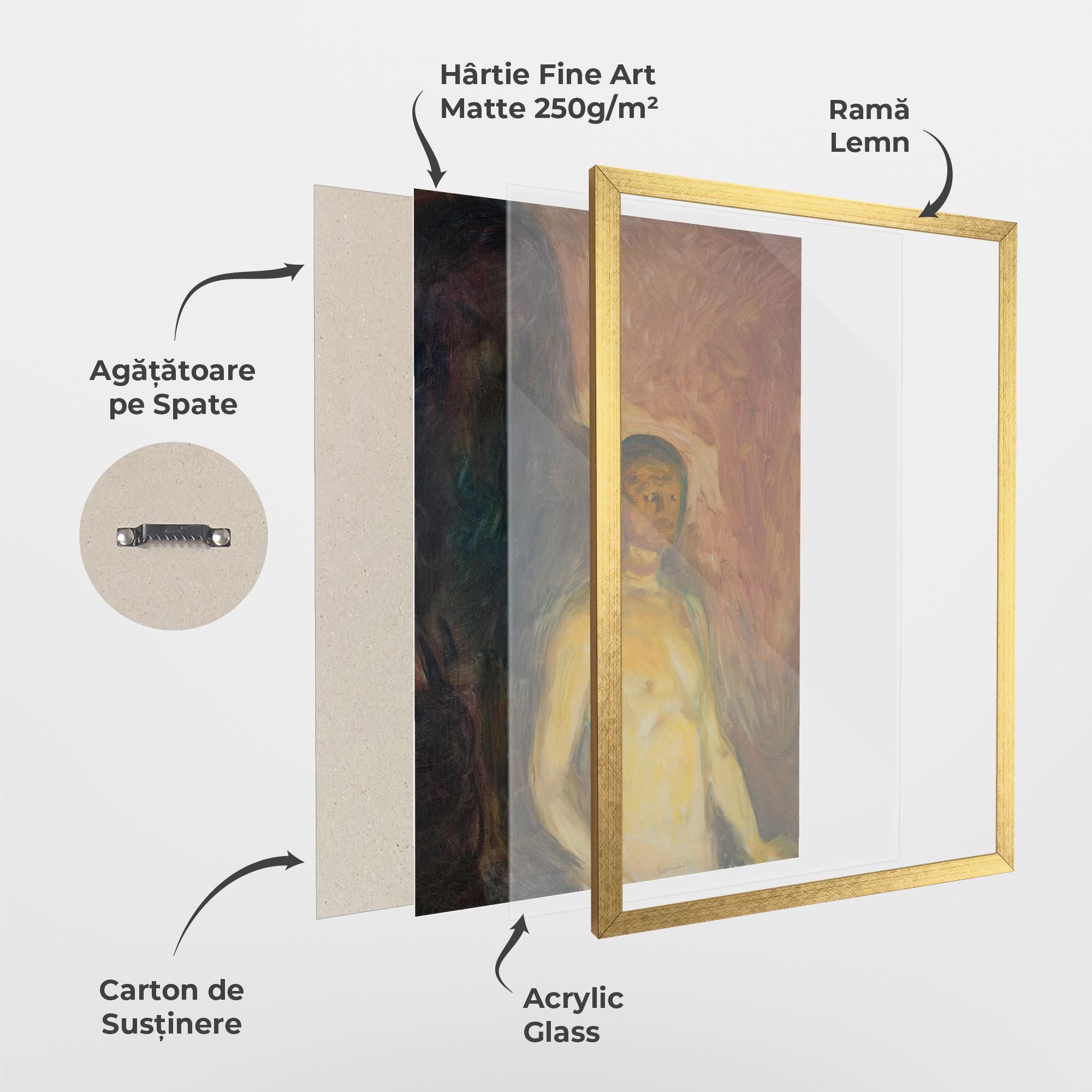 Poster Înrămat Self Portrait Hell mockup 1