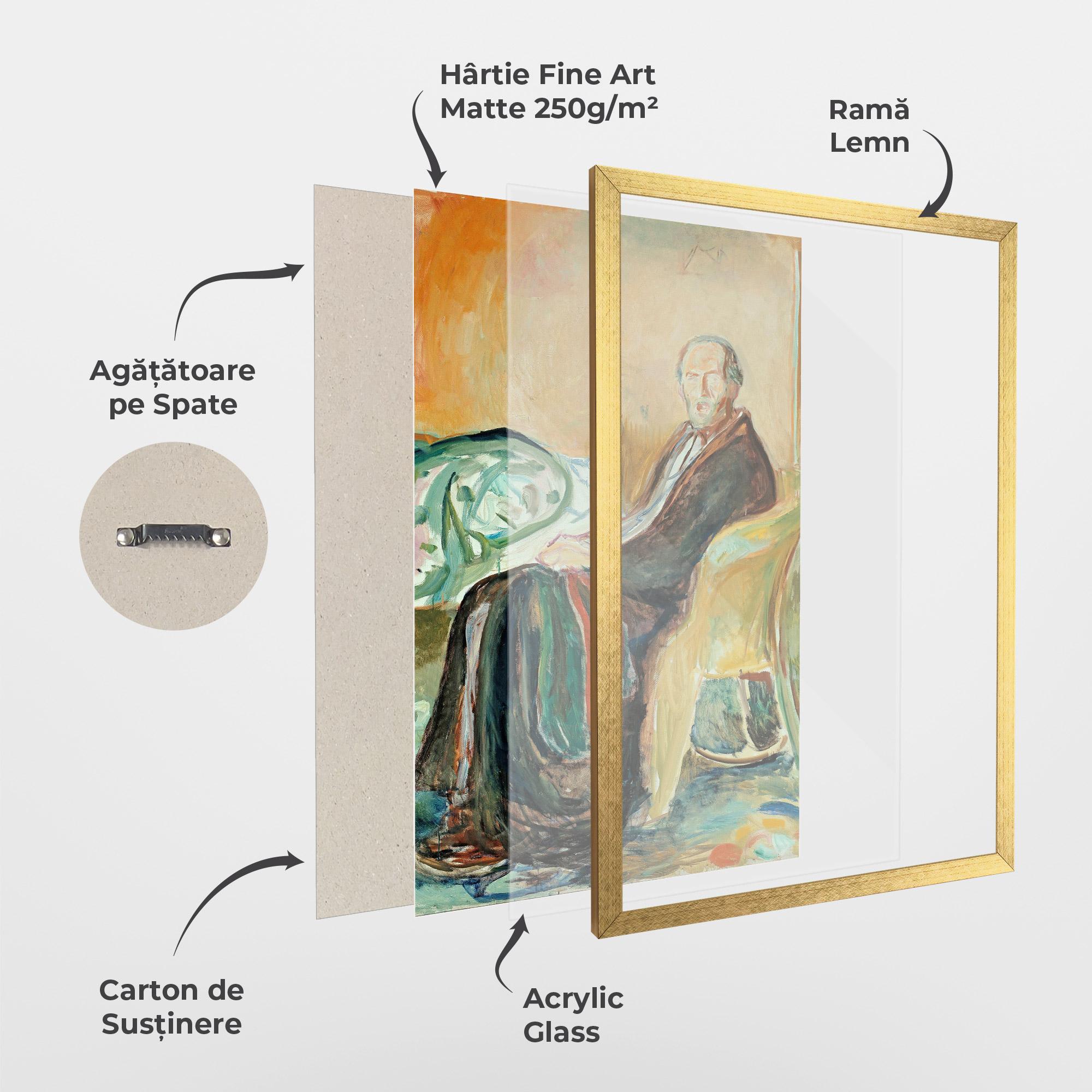 Poster Înrămat Self Portrait Spanish mockup 1