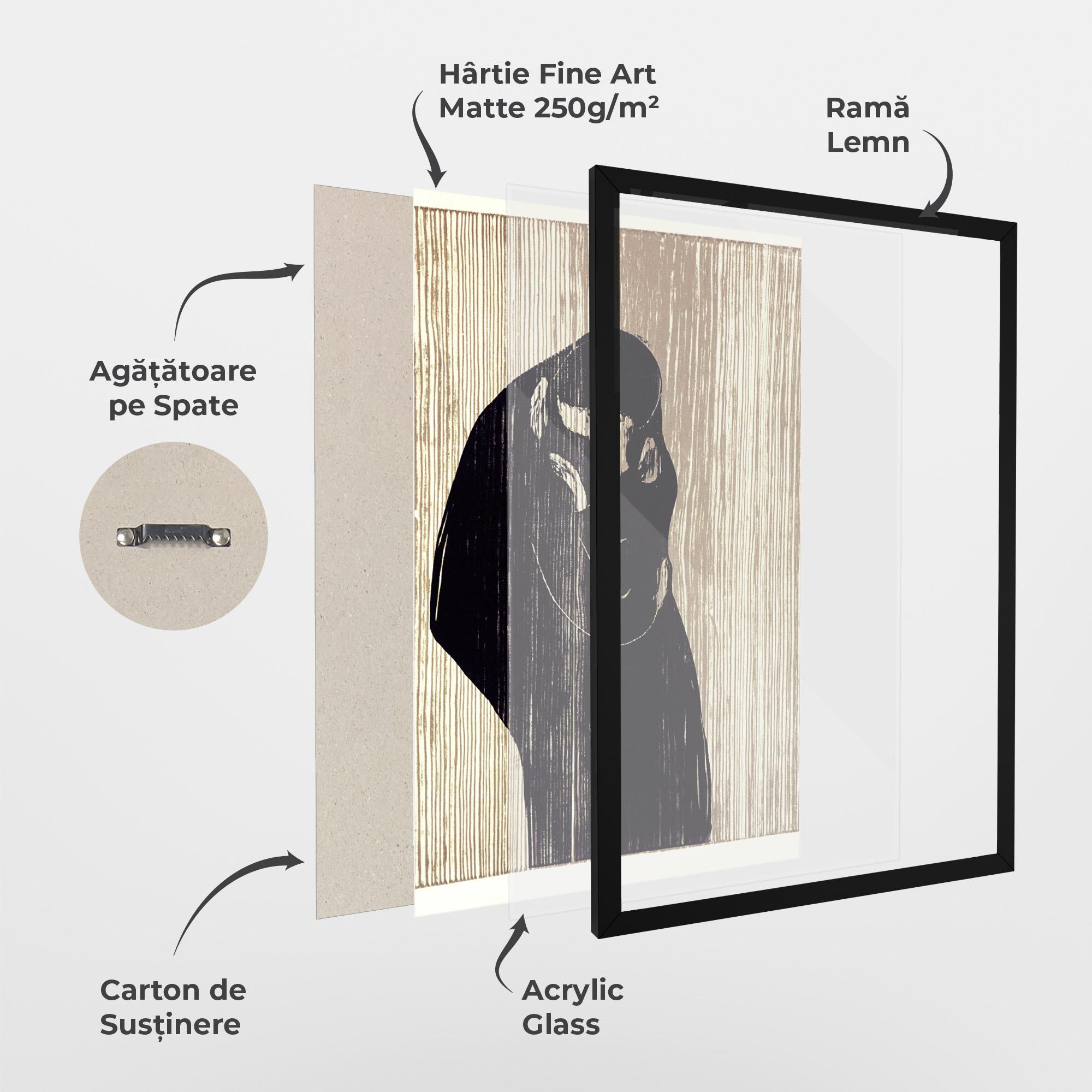 Poster Înrămat Kiss mockup 1