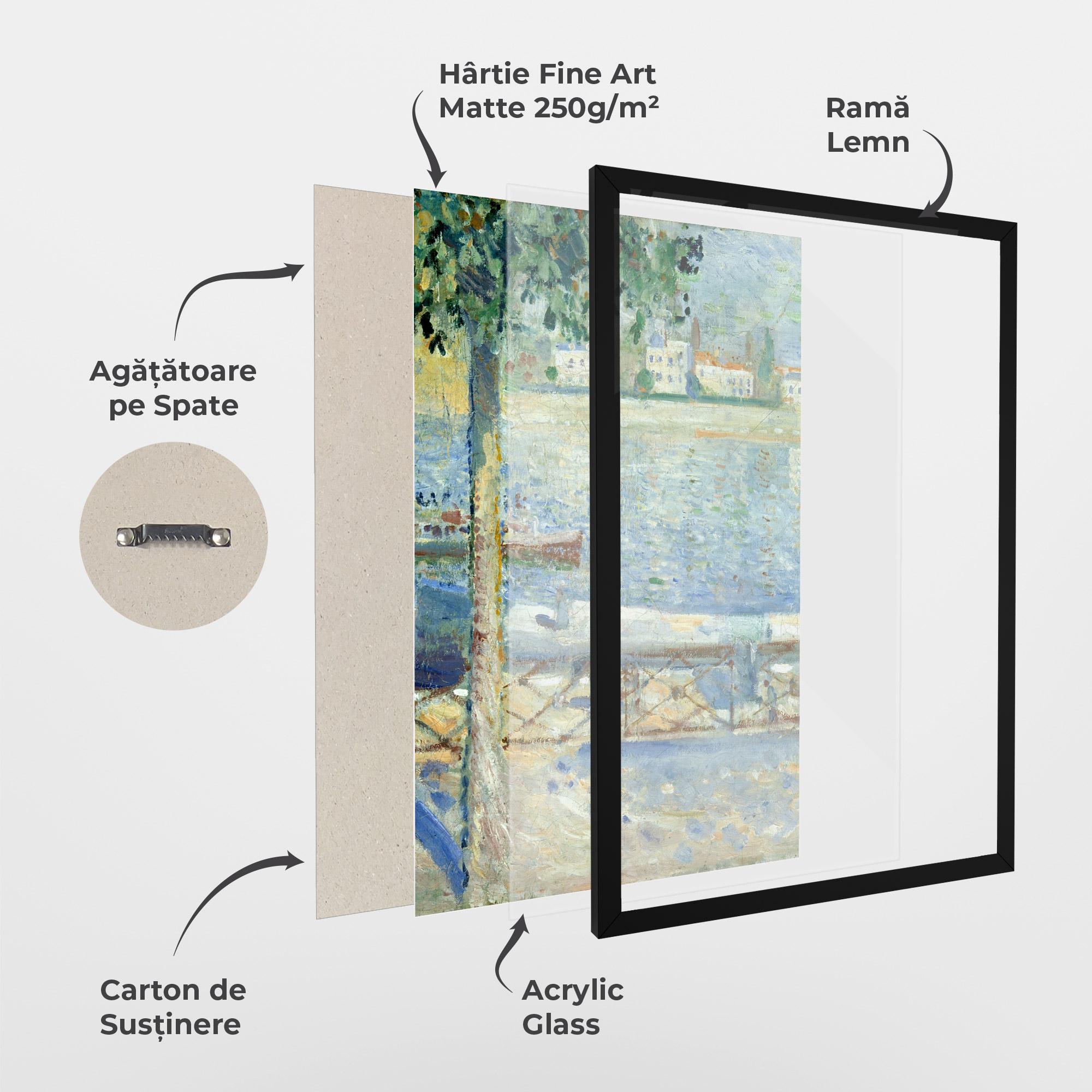 Poster Înrămat Seine At Saint mockup 1